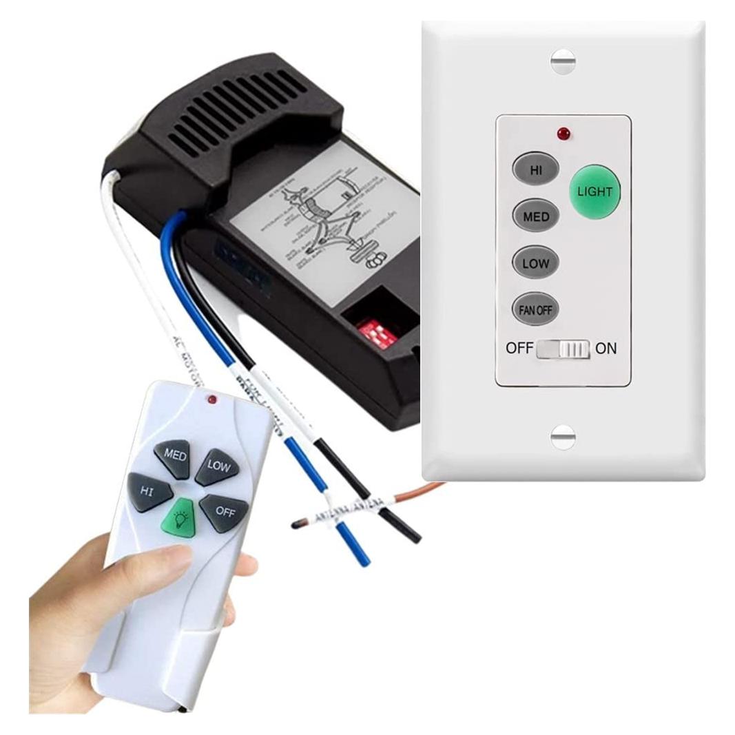Control Remoto para Ventilador de Techo Nexete BY06 con Regulador de Luz