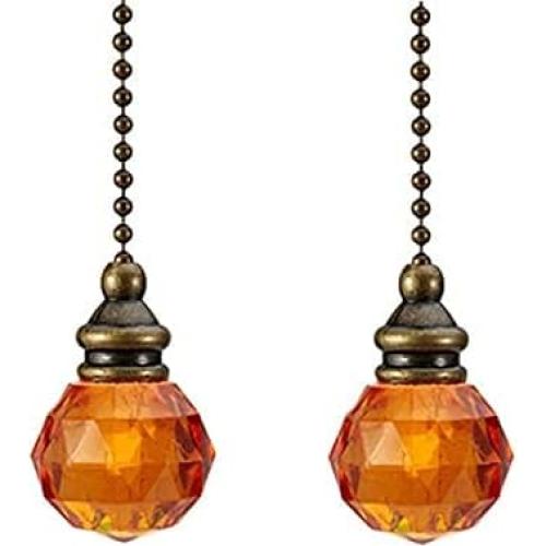 Cadenas de Tirar para Ventilador de Techo LuoQiuFa 30.5 cm Marrón