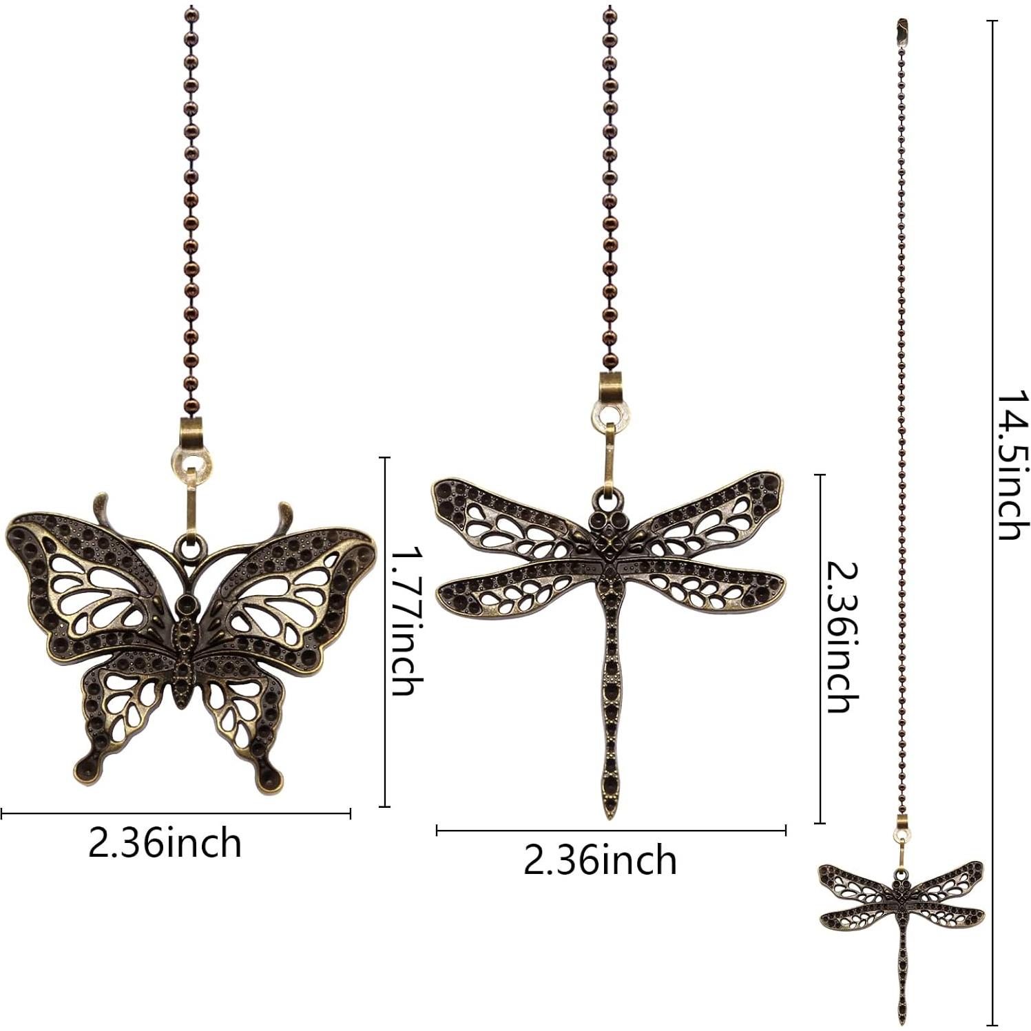 Extensor de cadena de tirón Dotlite bronce 30.48cm mariposa