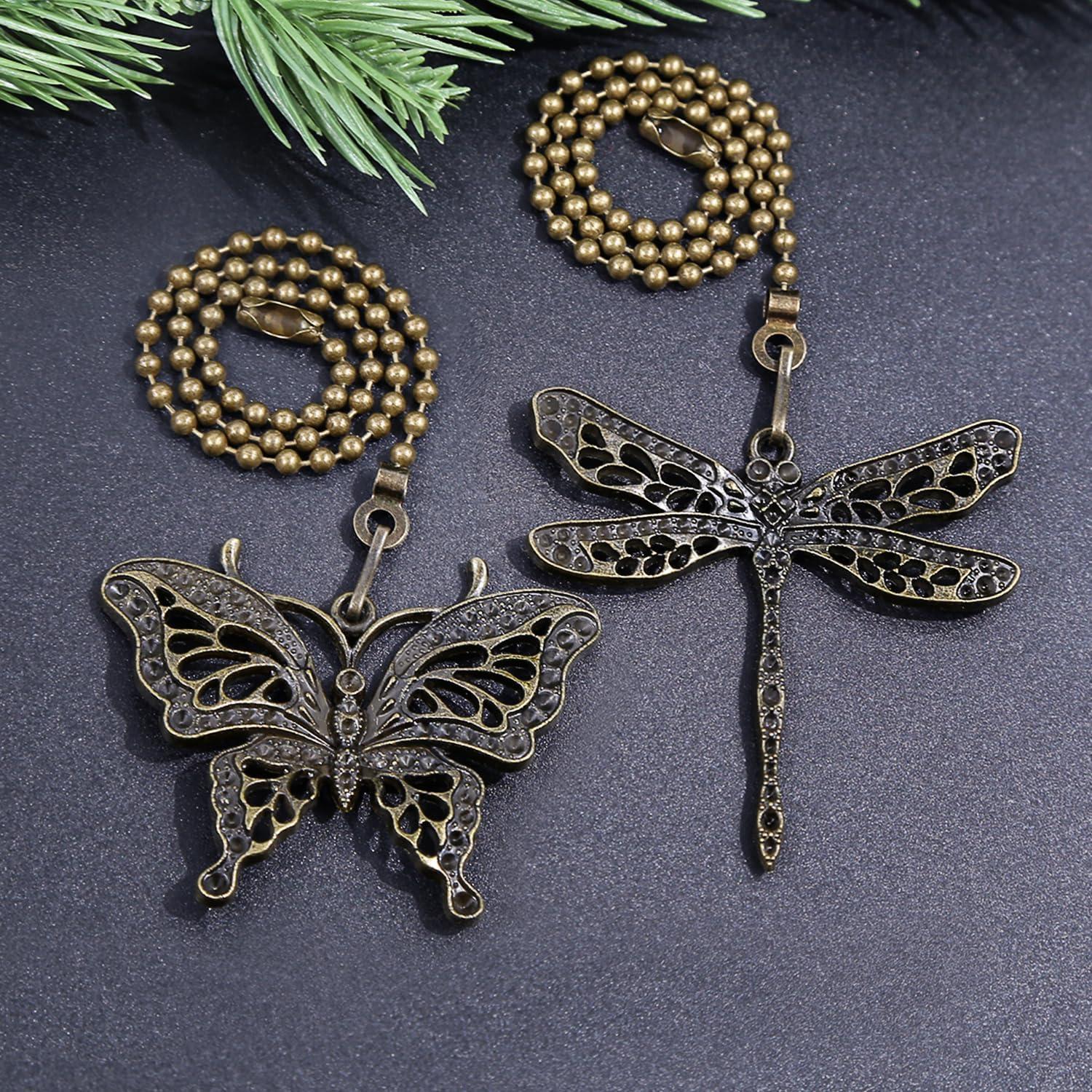 Extensor de cadena de tirón Dotlite bronce 30.48cm mariposa