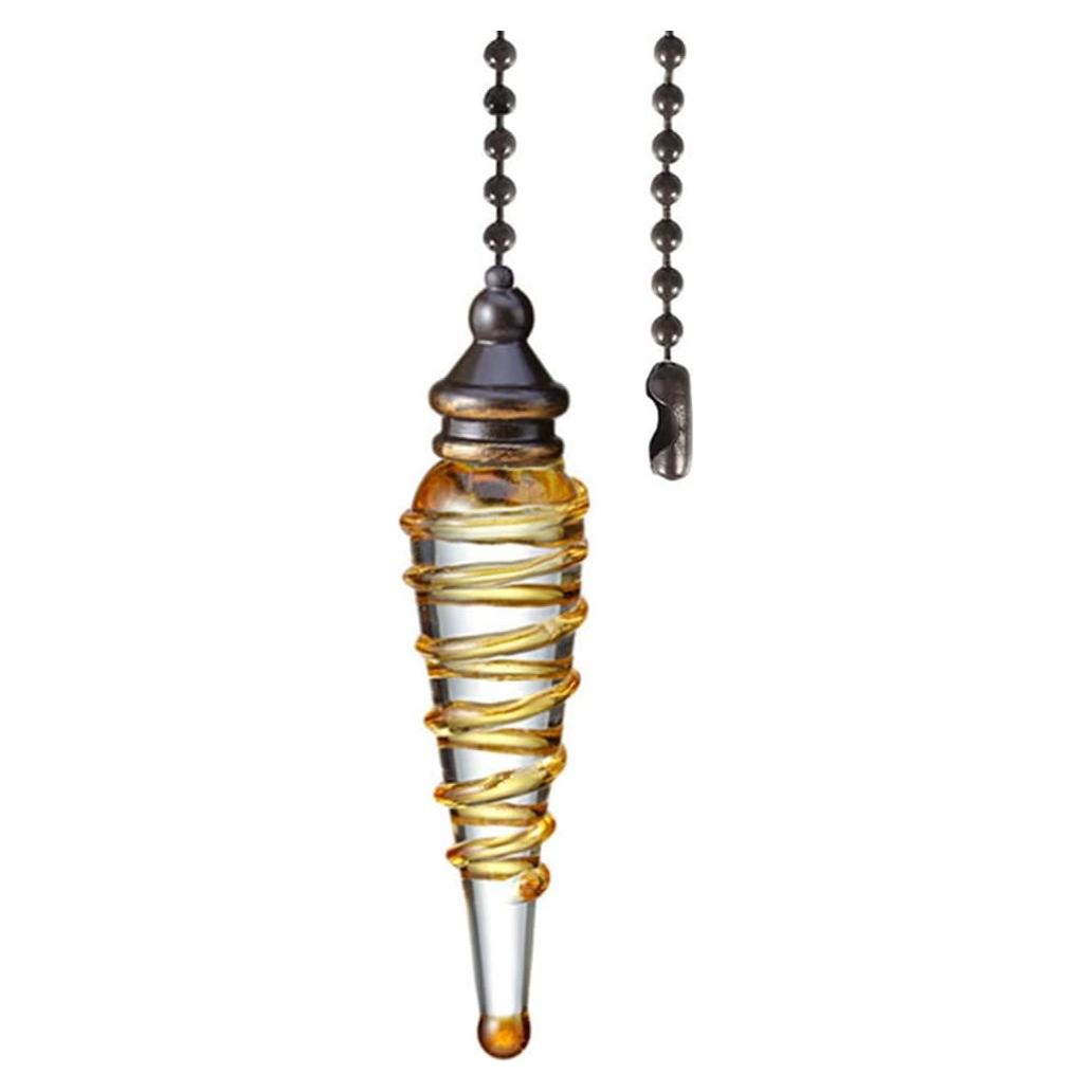 Cadena de Tirar para Ventilador de Techo Aoprofree 30.48 cm Cristal