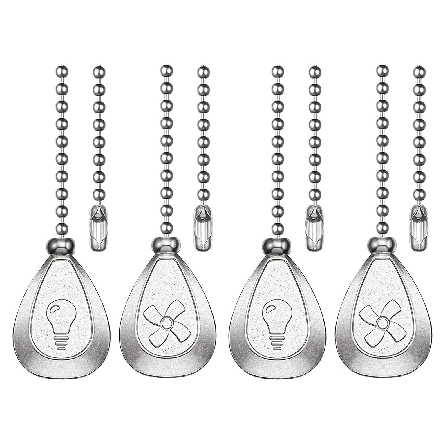 Cadena de Tirar Plateada Dotlite 30.48 cm - 4 Paquete