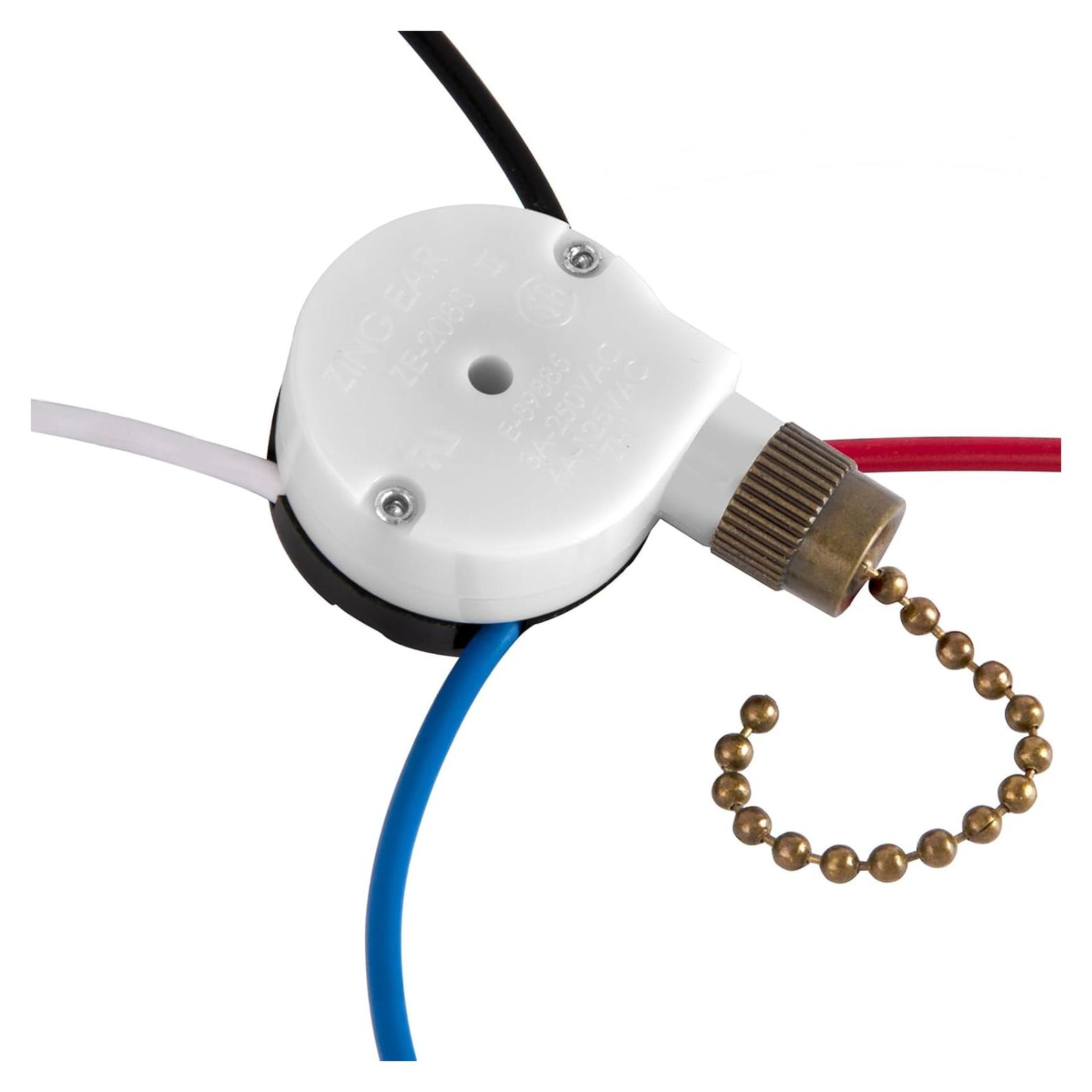 Interruptor de Ventilador de Techo Aoprofree ZE-208s 3 Velocidades Bronce