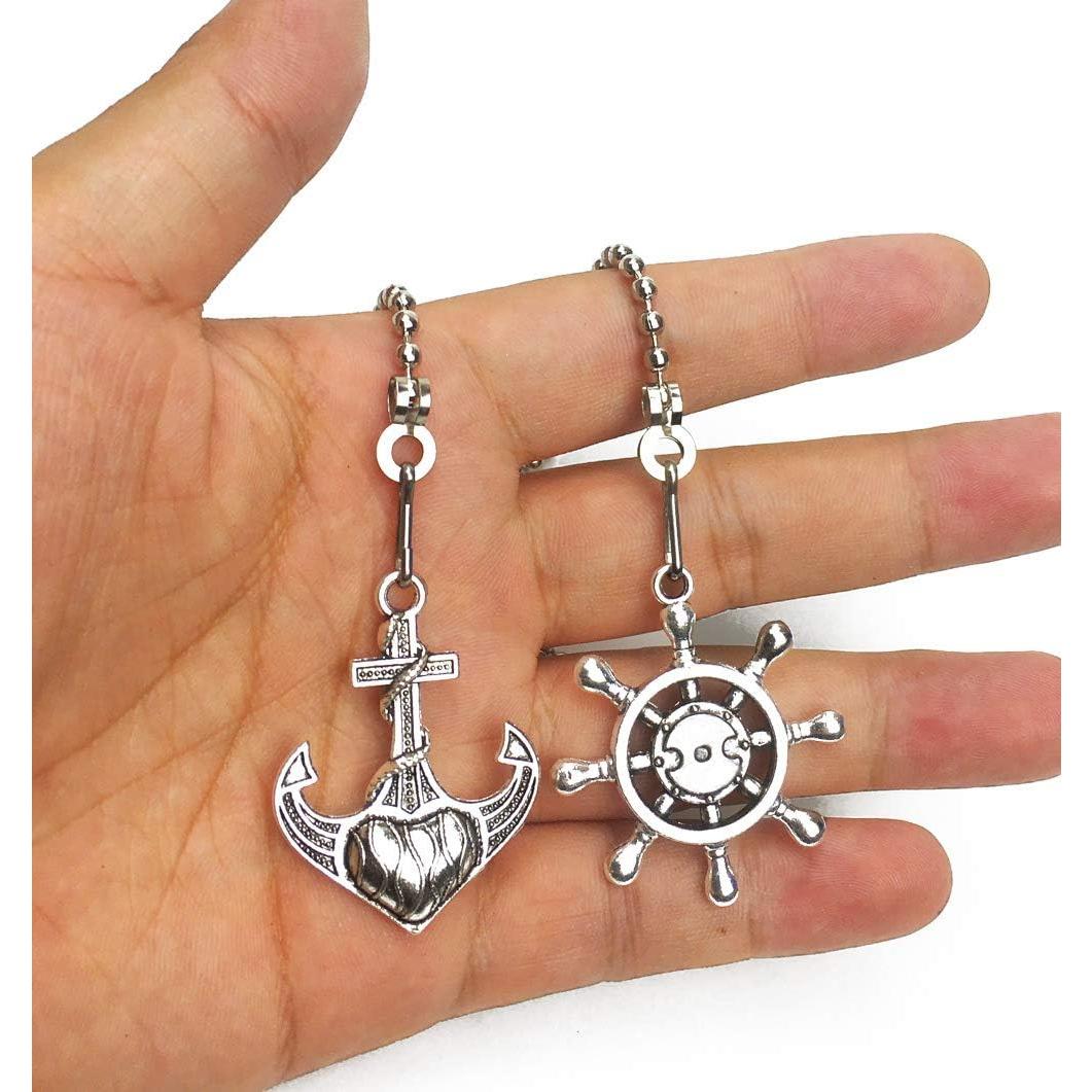 Extensor de cadena de tirón Hyamass 30 cm nikel vintage 2 piezas