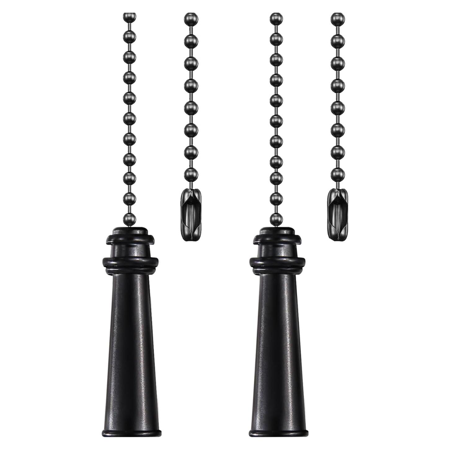 Cadenas de Tirar para Ventilador de Techo Dotlite 30cm Negras