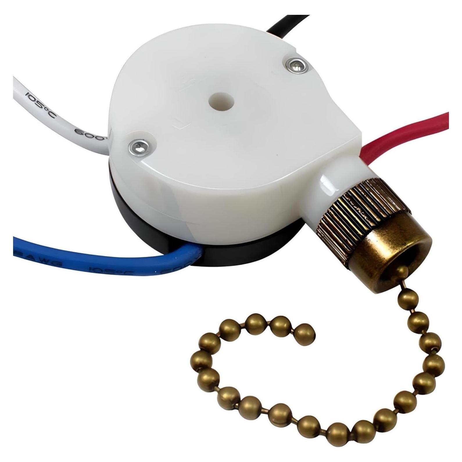 Interruptor de Ventilador de Techo Zing Ear ZE-208S 3 Velocidades