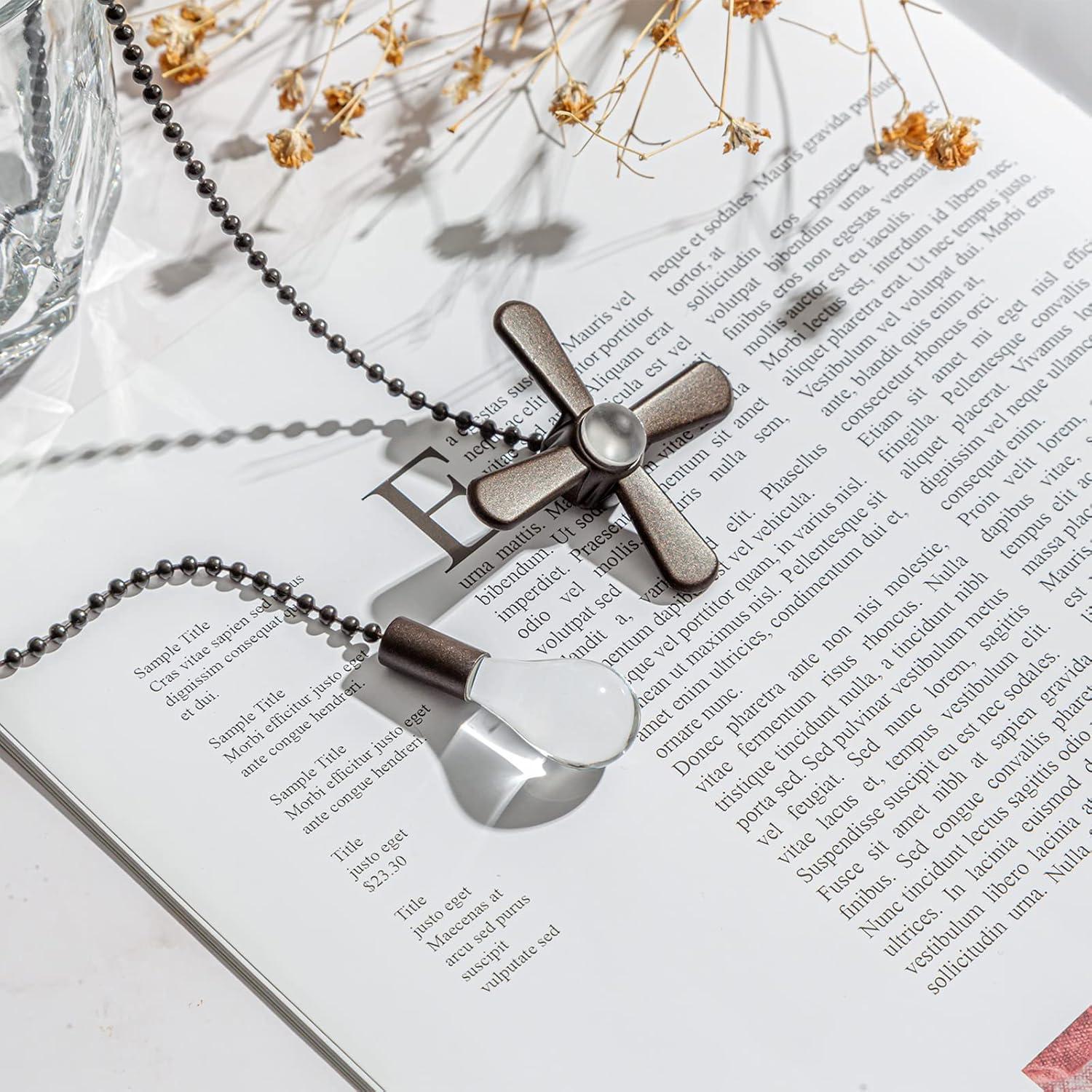 Juego de Cadenas para Ventilador de Techo ELFCAB 4 Piezas