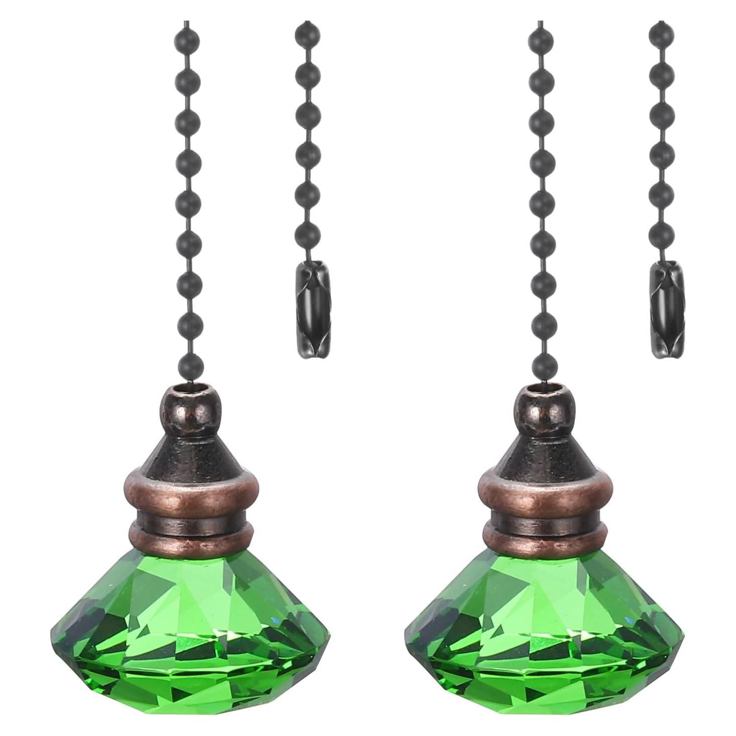 Cadena de Tirar para Ventilador de Techo PATIKIL Verde 30 cm