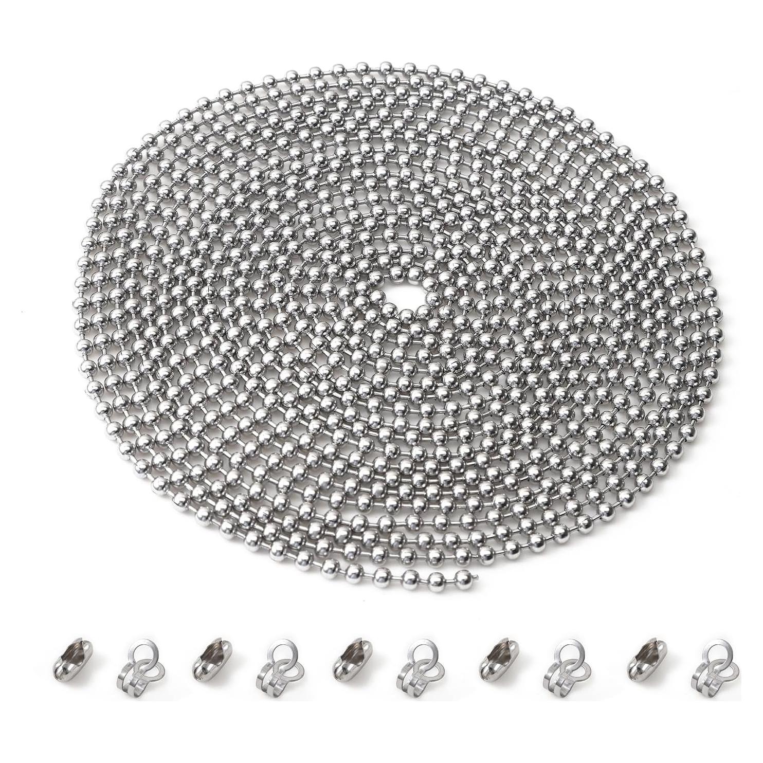 Cadena de Tirar para Ventilador de Techo 304.8 cm Acero Inoxidable