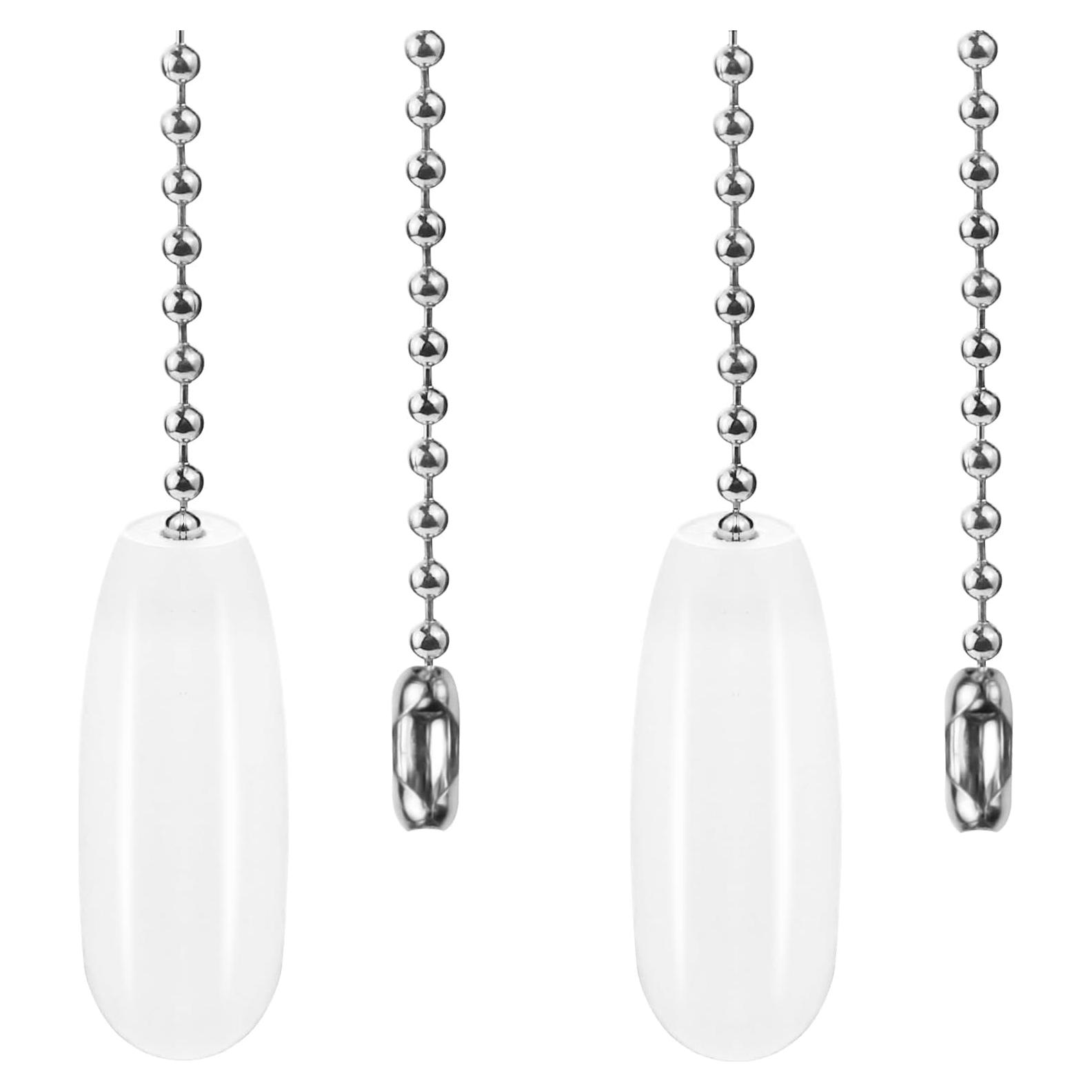 Juego de 2 Cadenas de Tirar de Ventilador de Techo Aecsze 30 cm