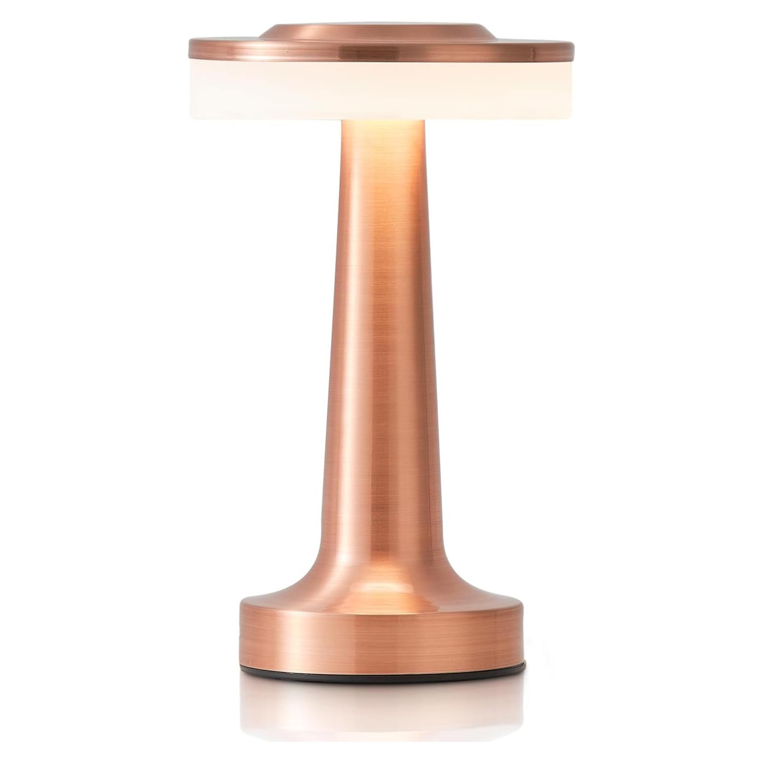Lámpara de Mesa LED Portátil LSTVZSNRX Oro Rosa 3 Brillos