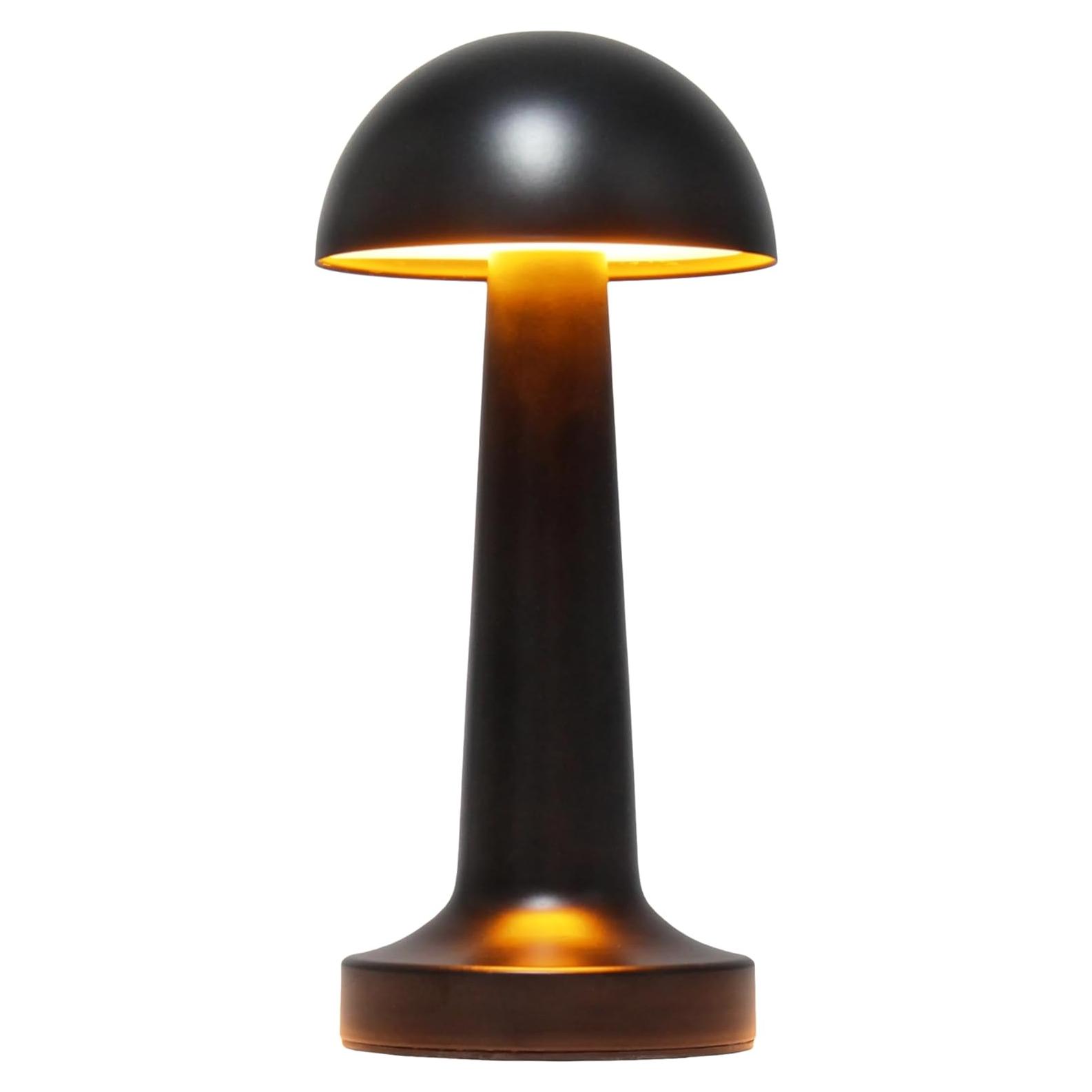 Lámpara de Escritorio Táctil Recargable Diseños Simples LD1081-BLK