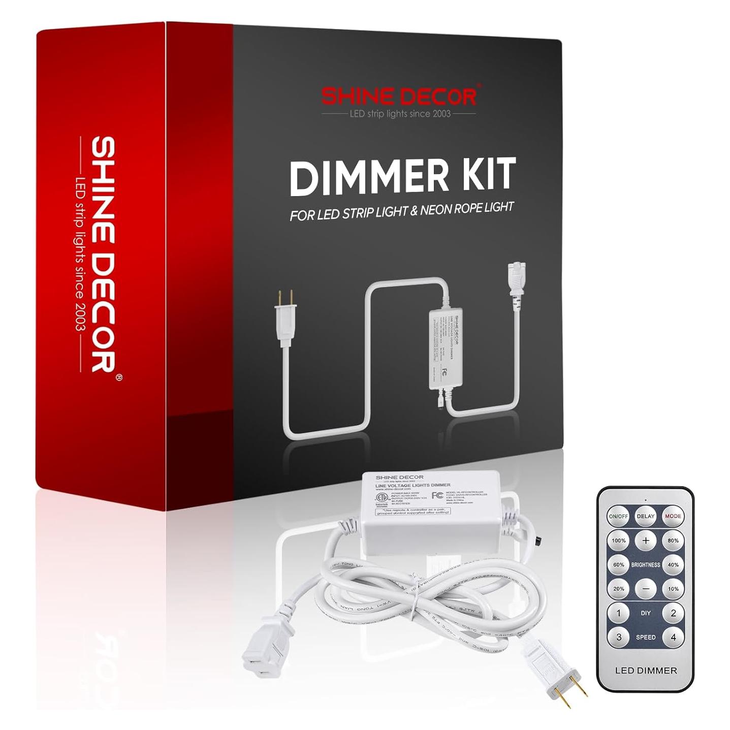 Controlador de Atenuación Shine Decor con Control Remoto 1.5m