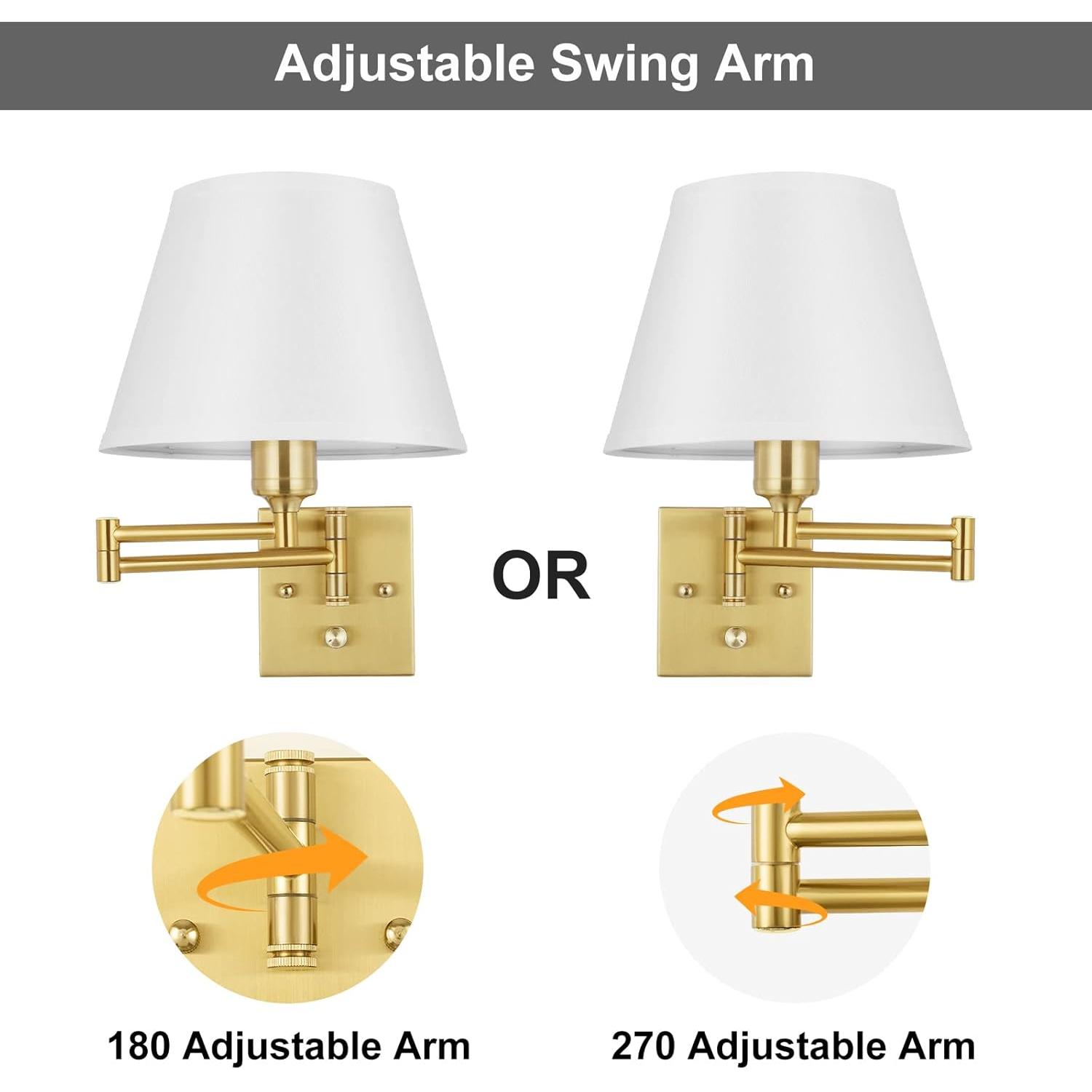 Aplique de pared TRLIFE con 2 bombillas LED regulables 6W