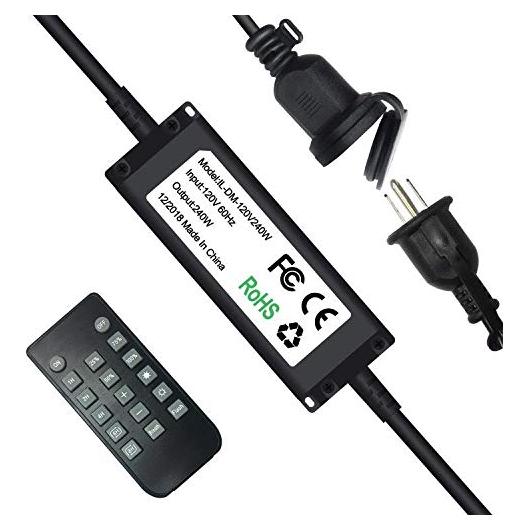 Regulador Exterior SUNTHIN 240W con Control Remoto y Temporizador