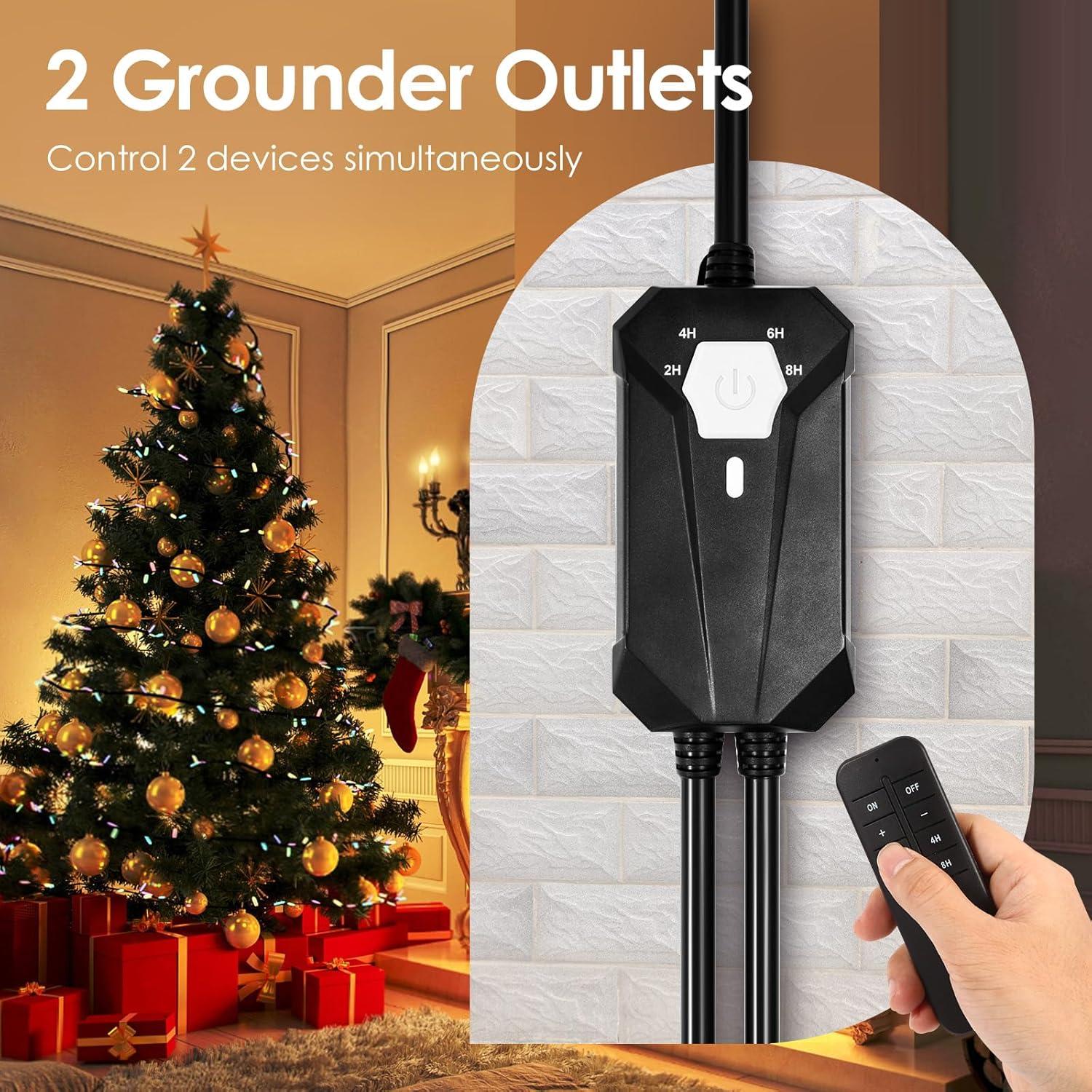 Atenuador de Luz Exterior Foallser con Control Remoto IP55