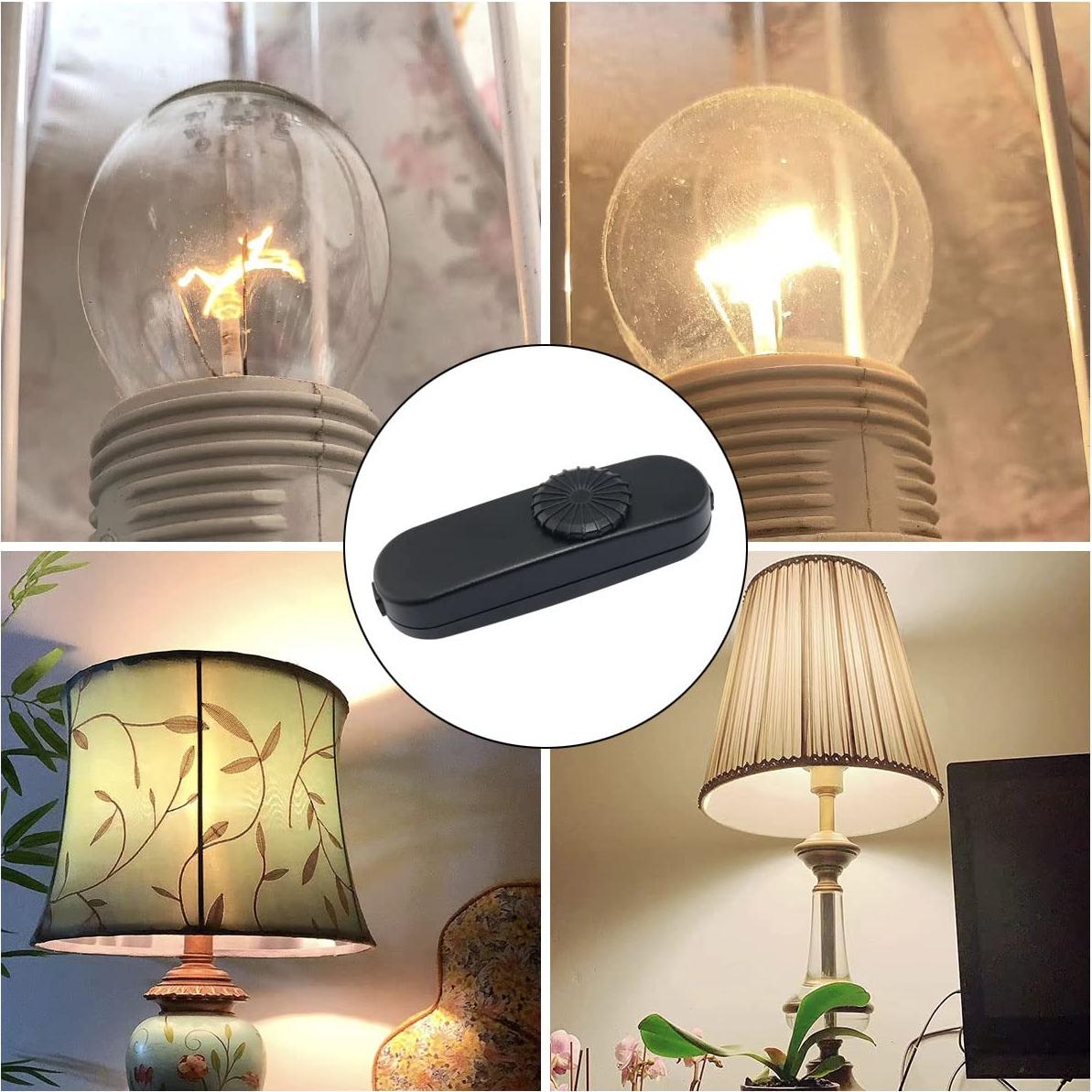 Interruptor de lámpara ITROLLE con atenuador rotativo 2 unidades