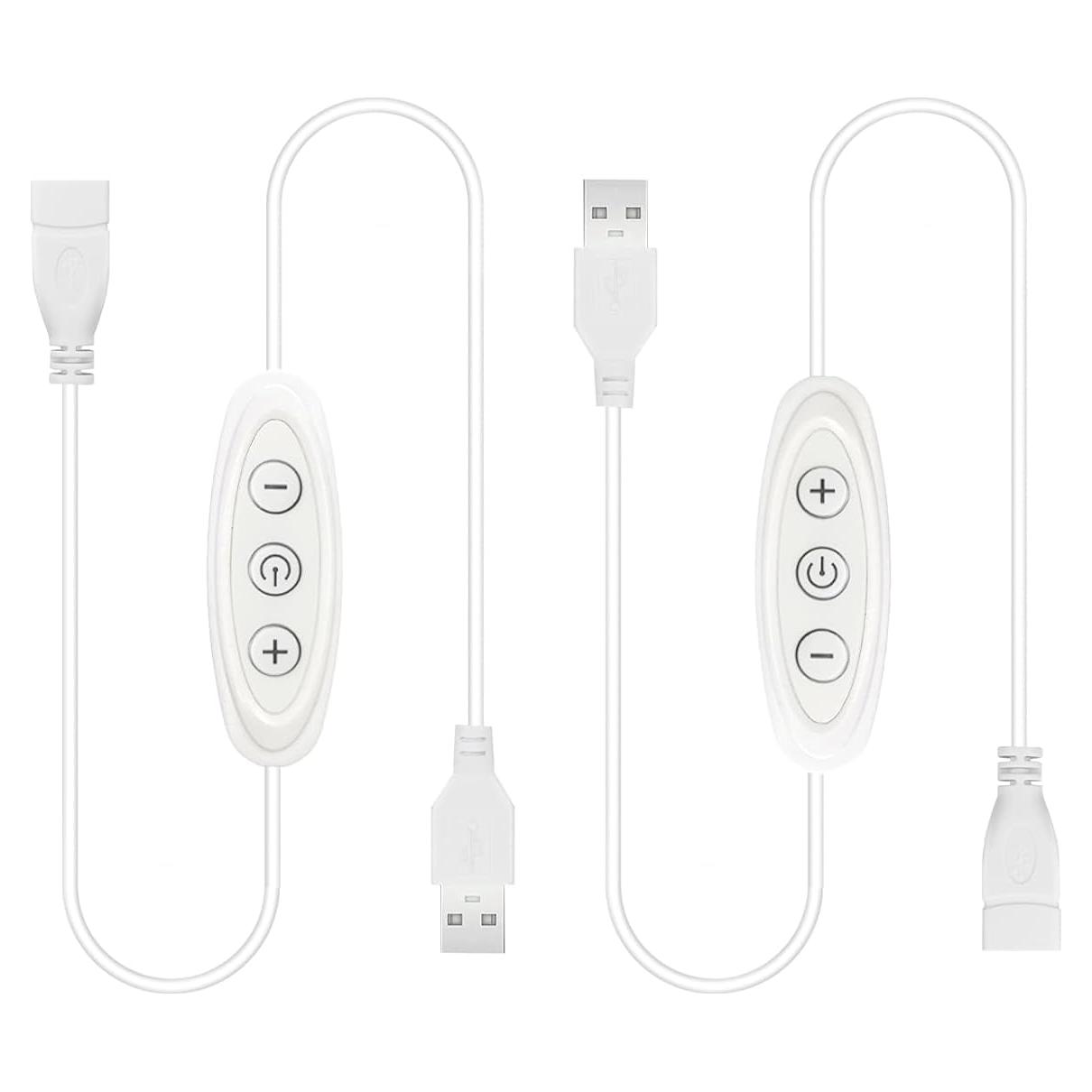 Interruptor Regulador USB GXILEE 10 Niveles 5V - Paquete de 2