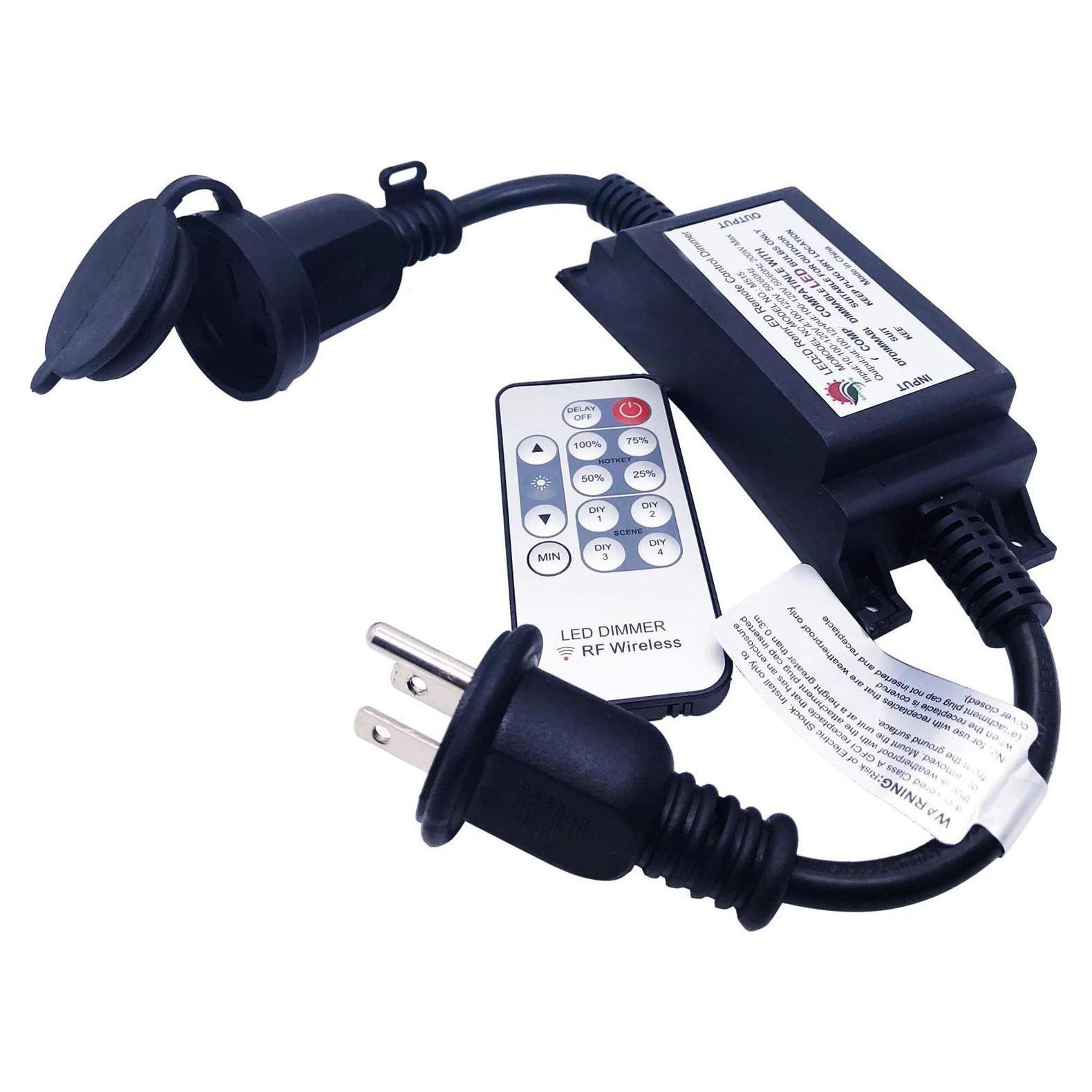 Regulador de Luces de Cadena 200W SUNYE Control Remoto IP68