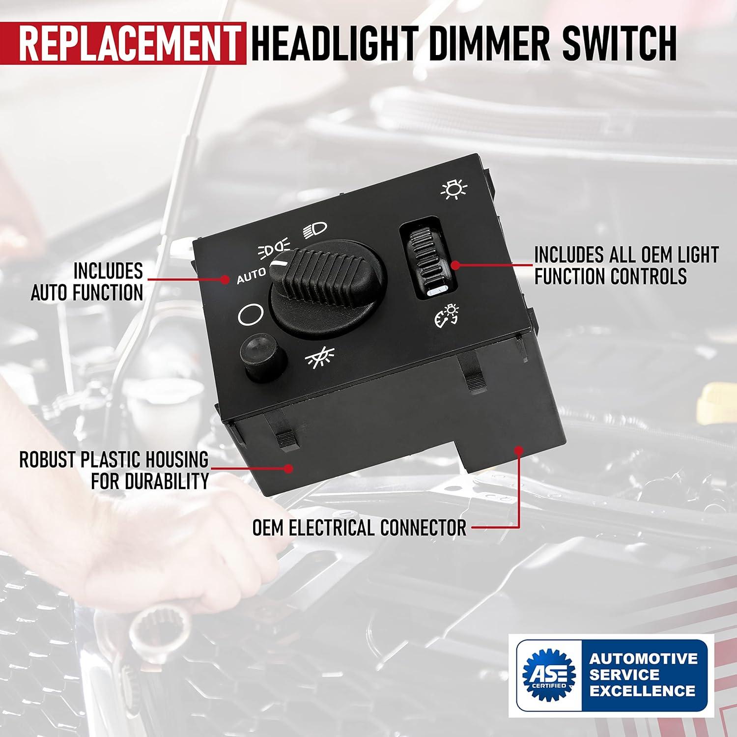 Interruptor de faros AA Ignition D1595G para Chevy GMC Hummer