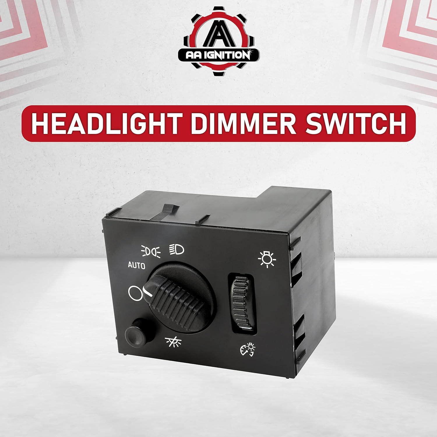 Interruptor de faros AA Ignition D1595G para Chevy GMC Hummer