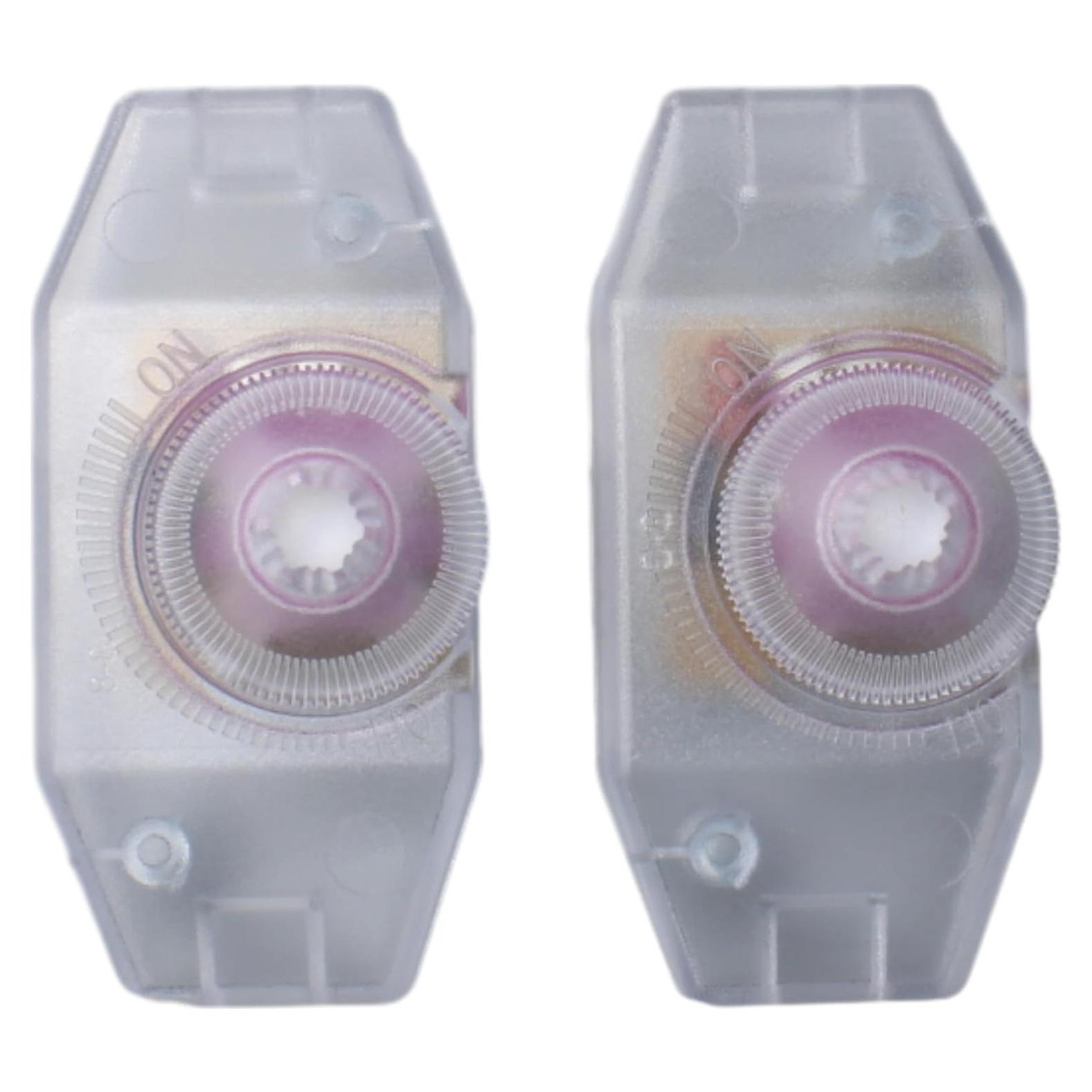 Interruptor Regulador de Luz OZXNO 2pcs 110V 2A Transparente
