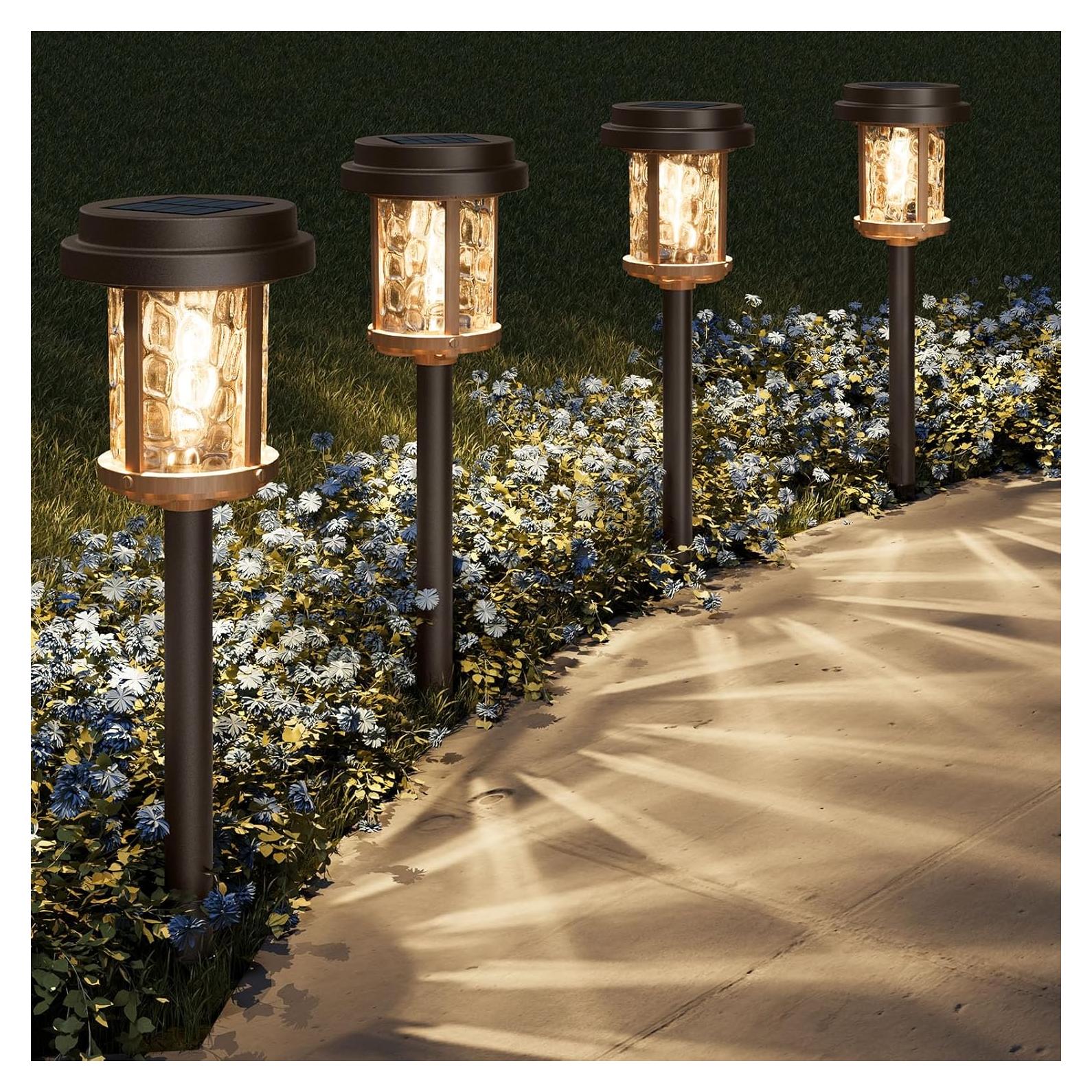 Luces de Camino Solares XMCOSY+ 20 LM IP65 Jardín 6 Pzas