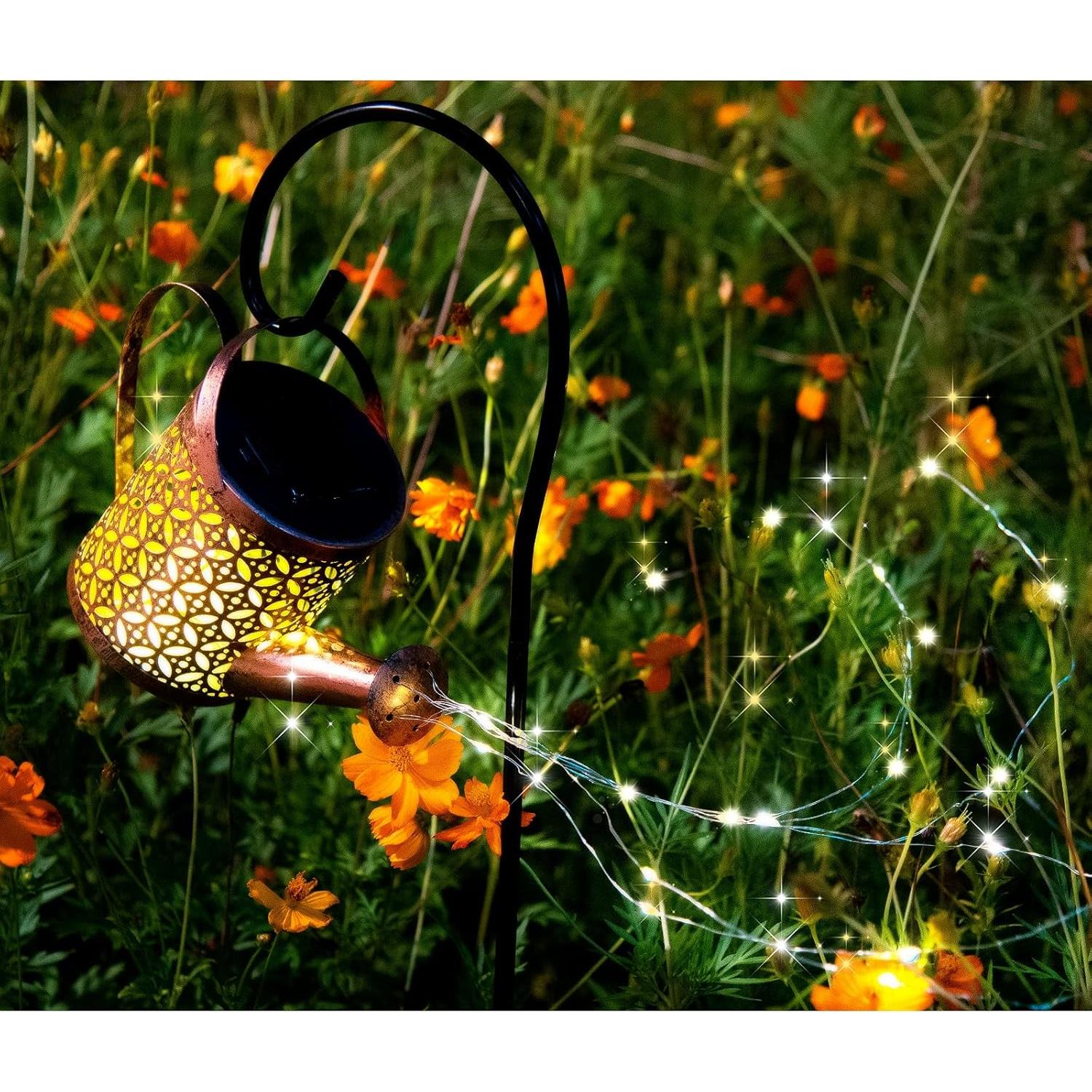 Linterna Colgante Solar Udreem para Jardín, 17.78 cm, Impermeable