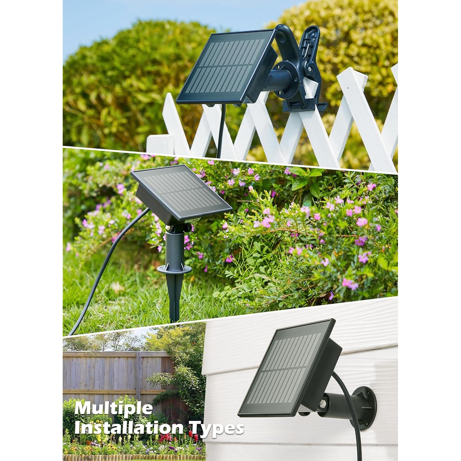 Luces de Cadena Solares Brightown 17.7m LED Irrompibles con Control Remoto