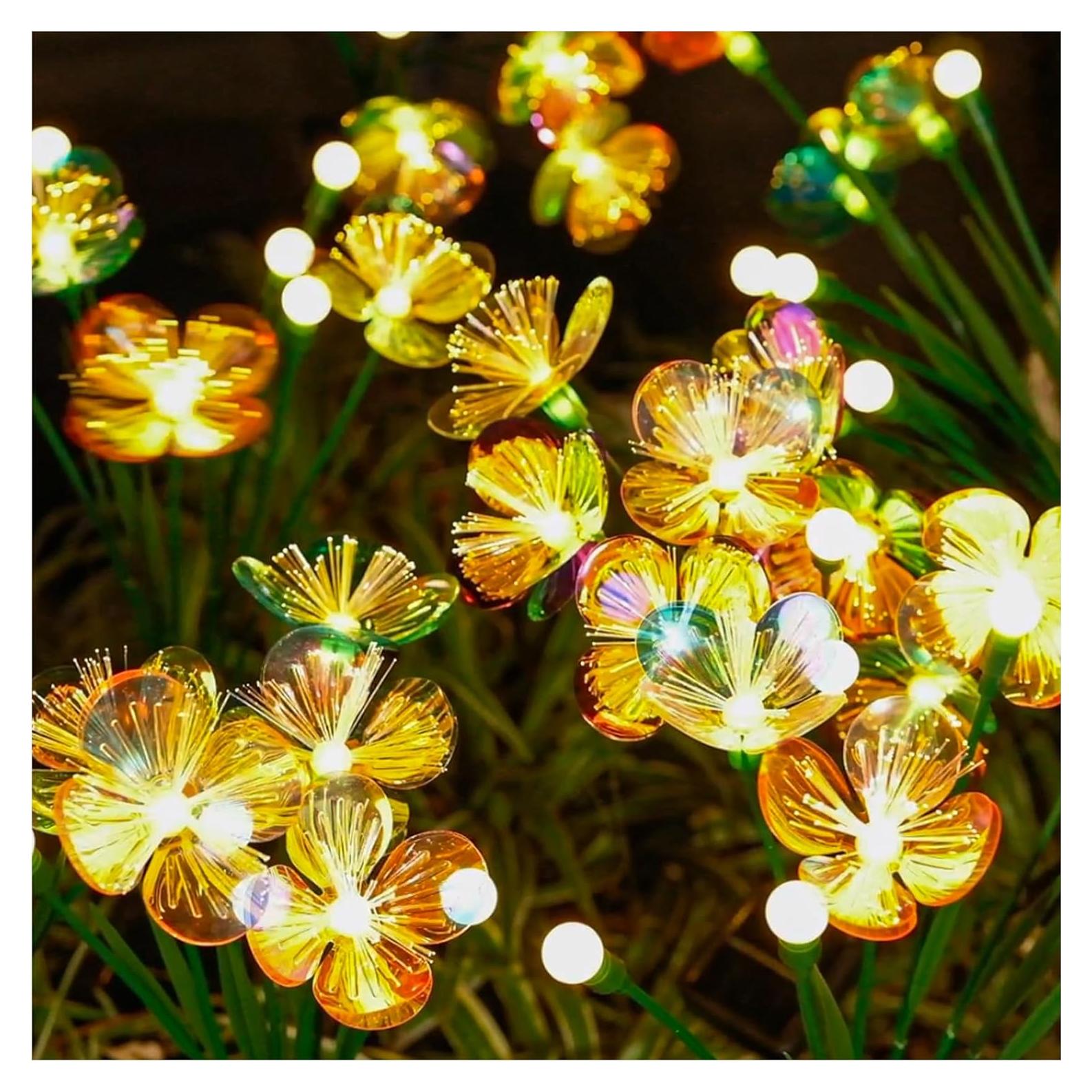 Luces de Jardín Solar DooYard SwayingFlower 2pack IP65