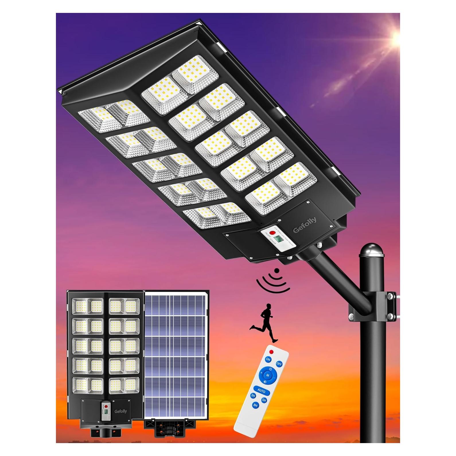 Luz Solar de Calle Gefolly SL-5200W 520000LM IP67 6500K
