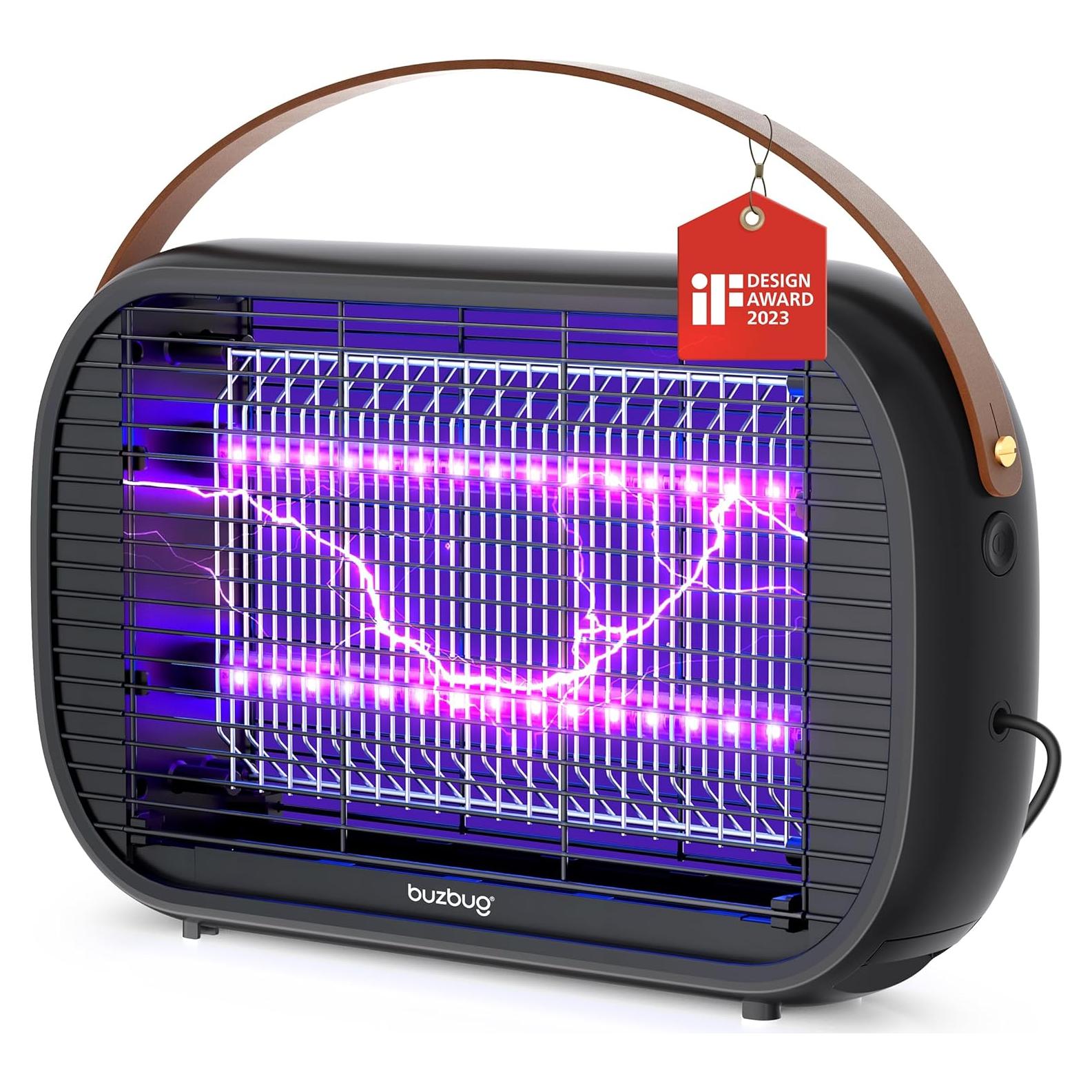 Zapper de Insectos Buzbug MA015B, Lámpara LED 10 Años, 1.06kg