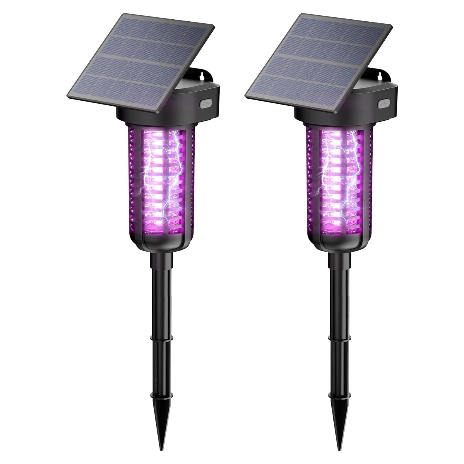 Zapper Solar de Insectos Exterior P Pest Sniper 2 Unidades