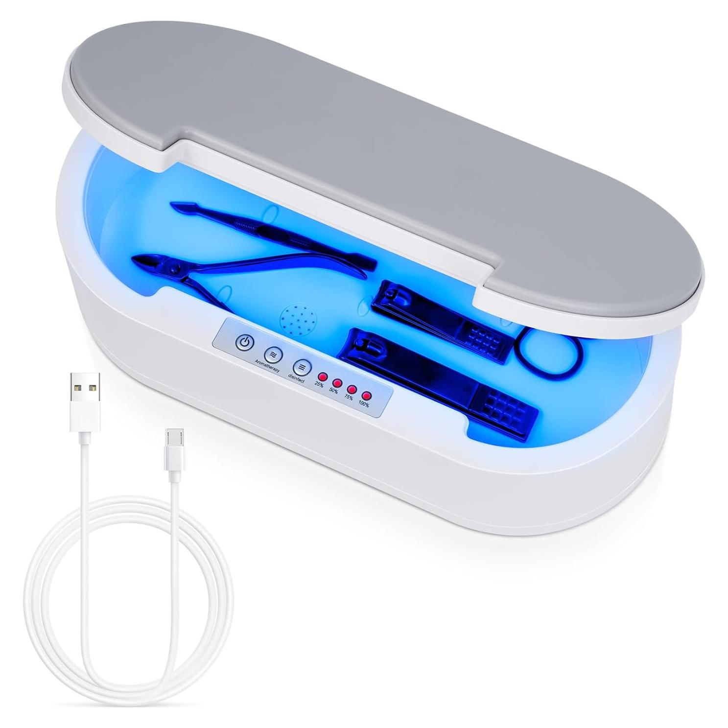 Esterilizador de Herramientas de Uñas LXIANGN Luz Azul 1500mAh