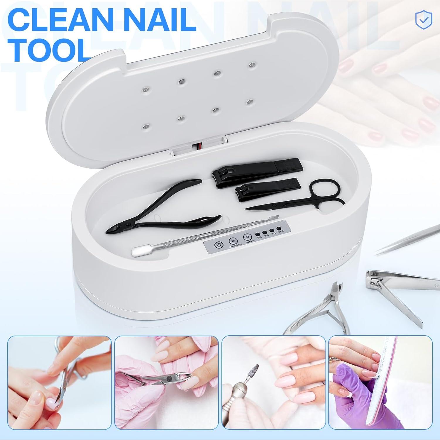 Esterilizador de Herramientas de Uñas LXIANGN Luz Azul 1500mAh