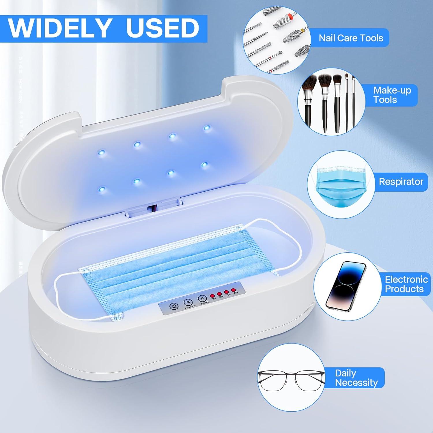 Esterilizador de Herramientas de Uñas LXIANGN Luz Azul 1500mAh