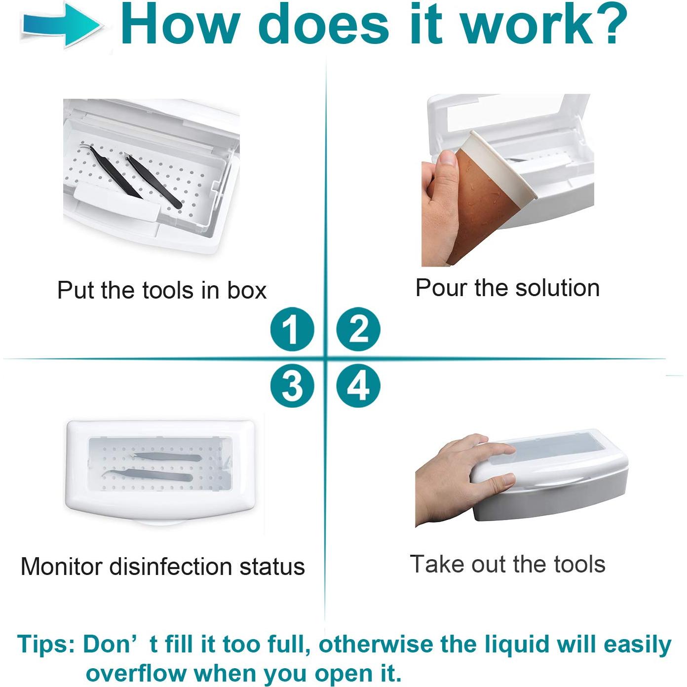Caja Esterilizadora de Herramientas de Uñas TOPCOMWW 23x12cm