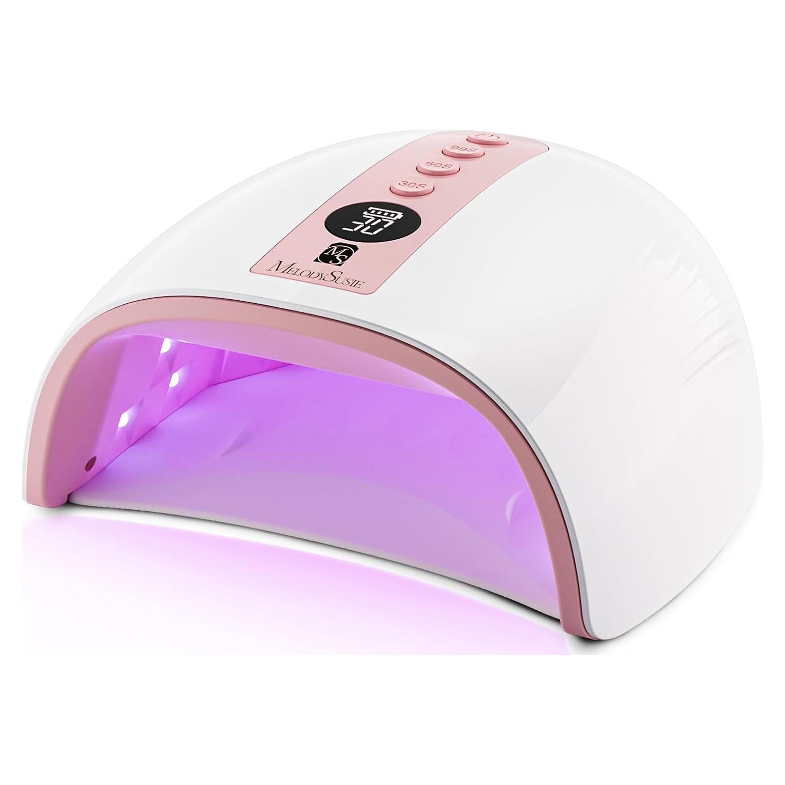 Lámpara UV de Uñas Inalámbrica MelodySusie P-Plus30G 48W Rosa