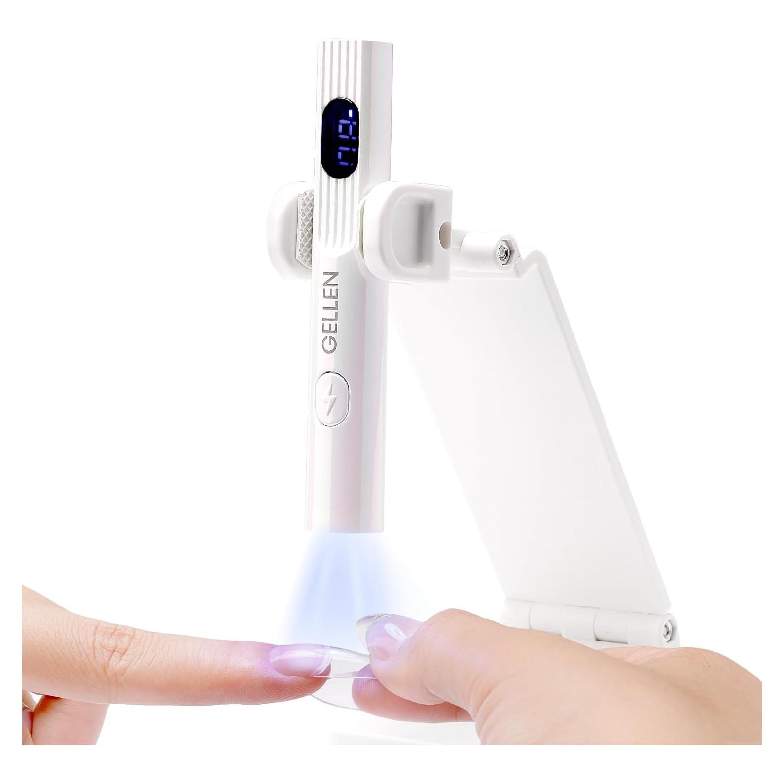 Lámpara UV Mini Portátil Gellen para Uñas de Gel 3 Temporizadores