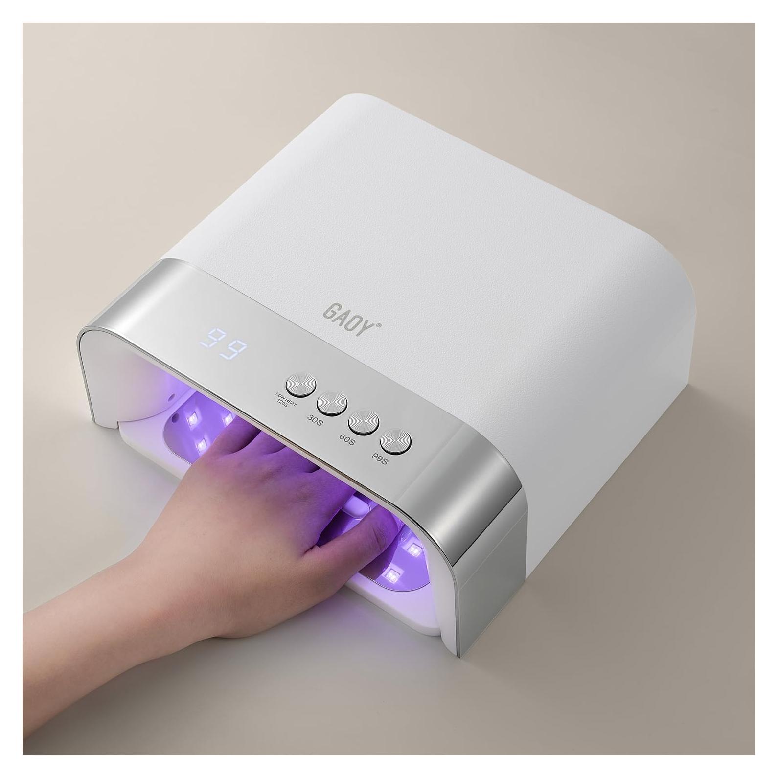 Lámpara UV Profesional GAOY 36 LED para Uñas Largas 16.5cm