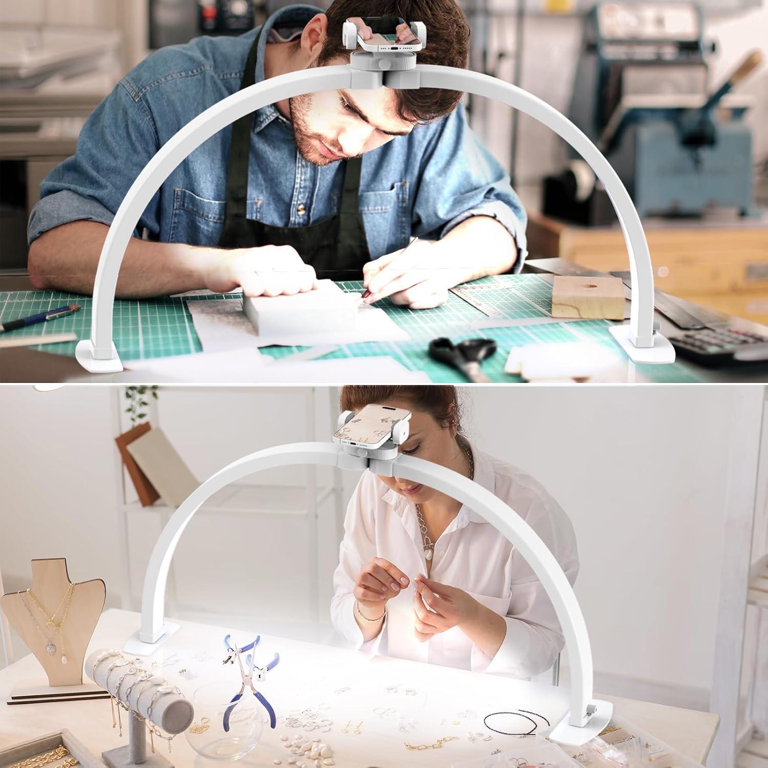 Luz LED Plegable Grande SLYFTE para Uñas 29" Blanca