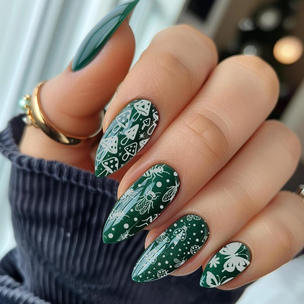 Plantillas de Estampado de Uñas PH PandaHall 3 Piezas Insectos