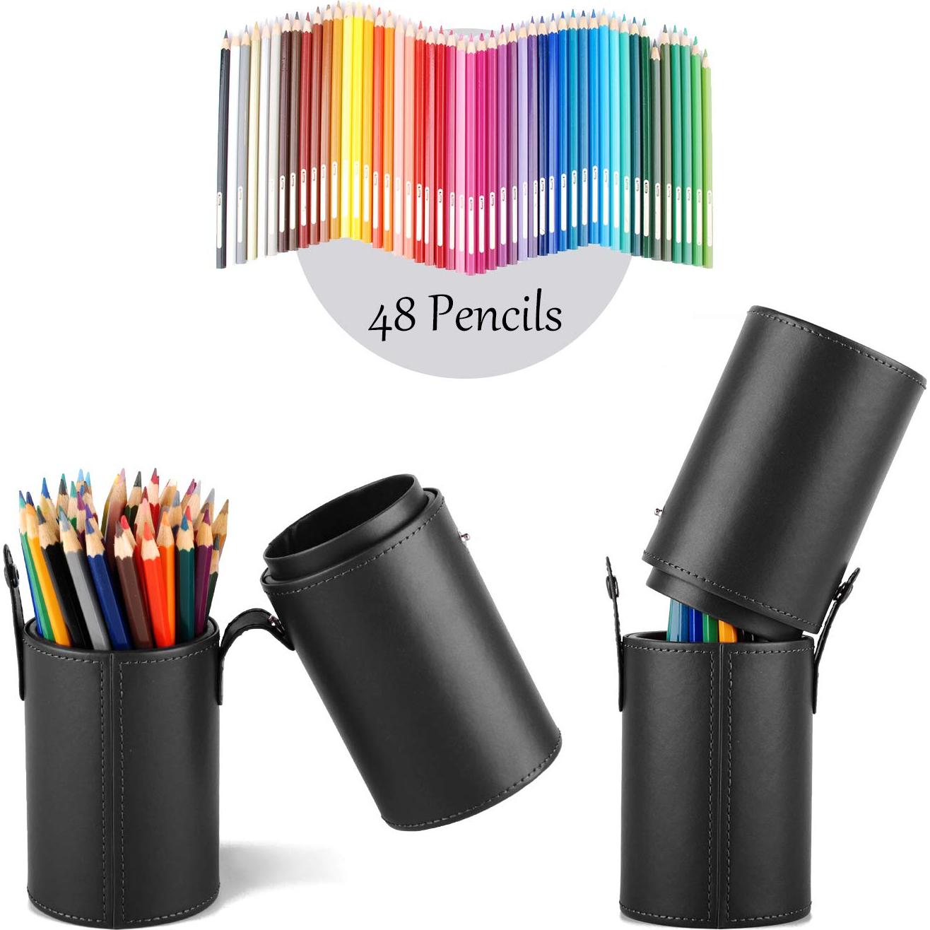 Funda para Brochas de Maquillaje Narwey, Almacenamiento Compacto Negro