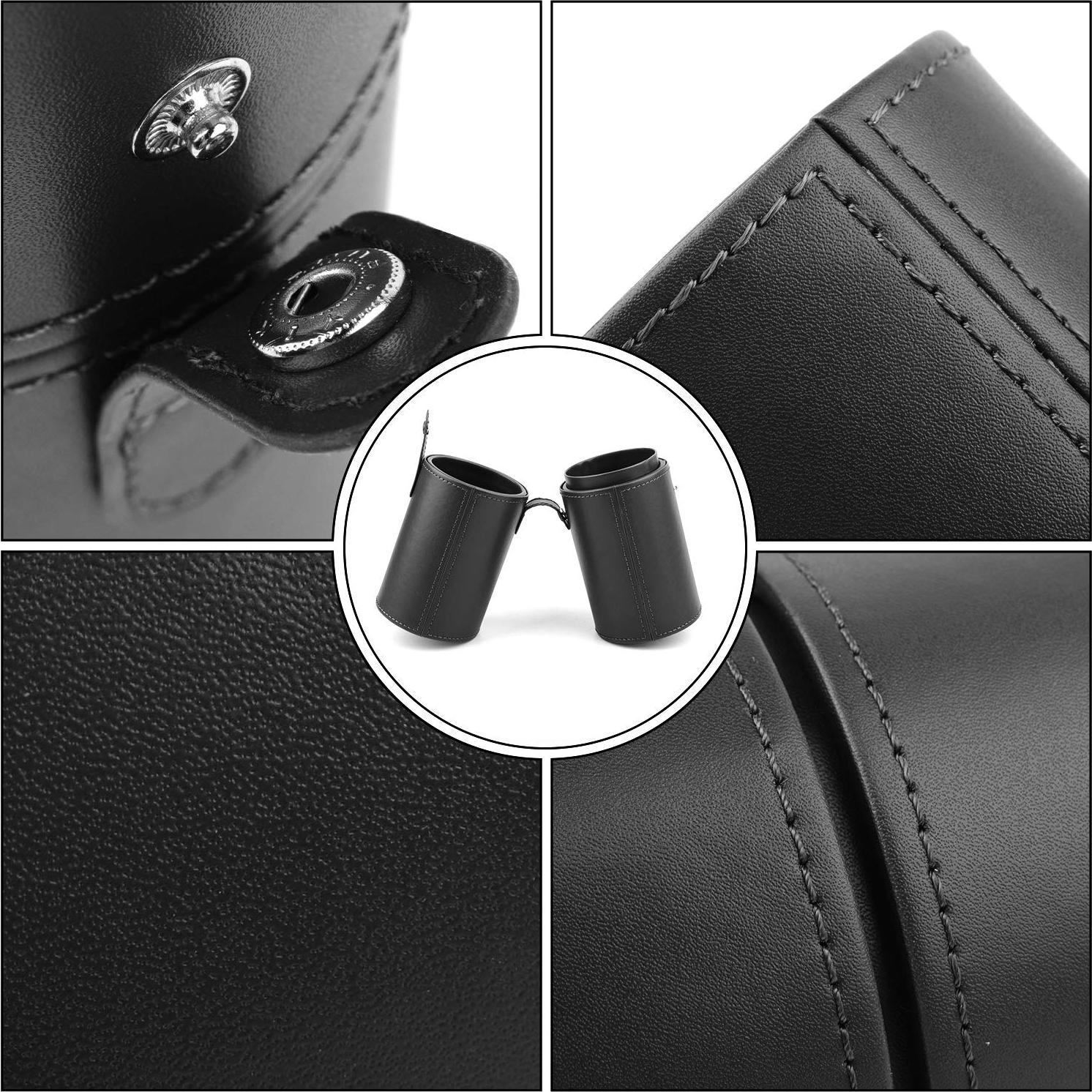 Funda para Brochas de Maquillaje Narwey, Almacenamiento Compacto Negro