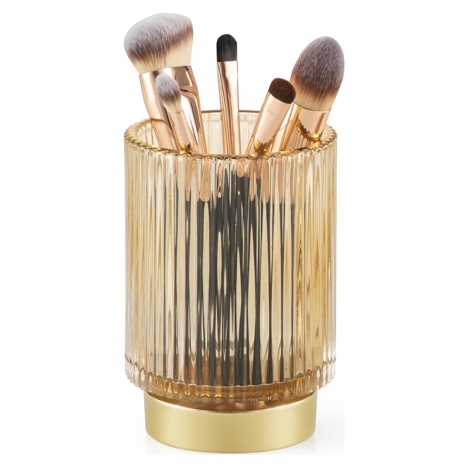 Soporte para Brochas de Maquillaje CANITORON Ámbar 12.9 cm