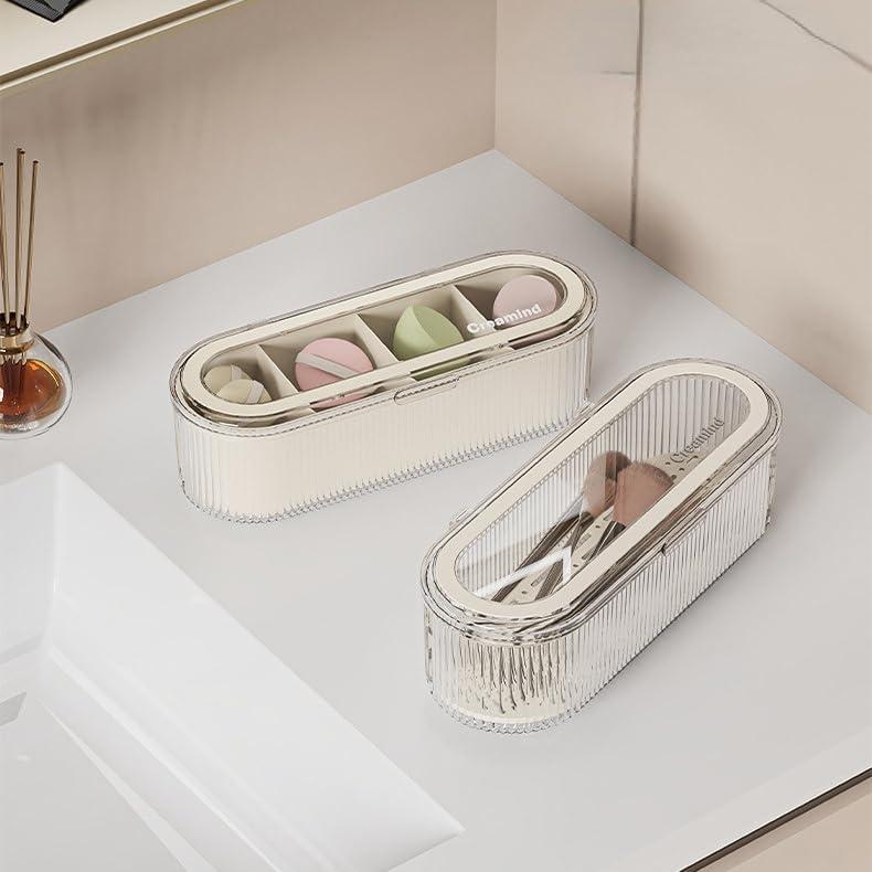 Organizador de Brochas de Maquillaje Siehpa3 Acrílico 26.9cm