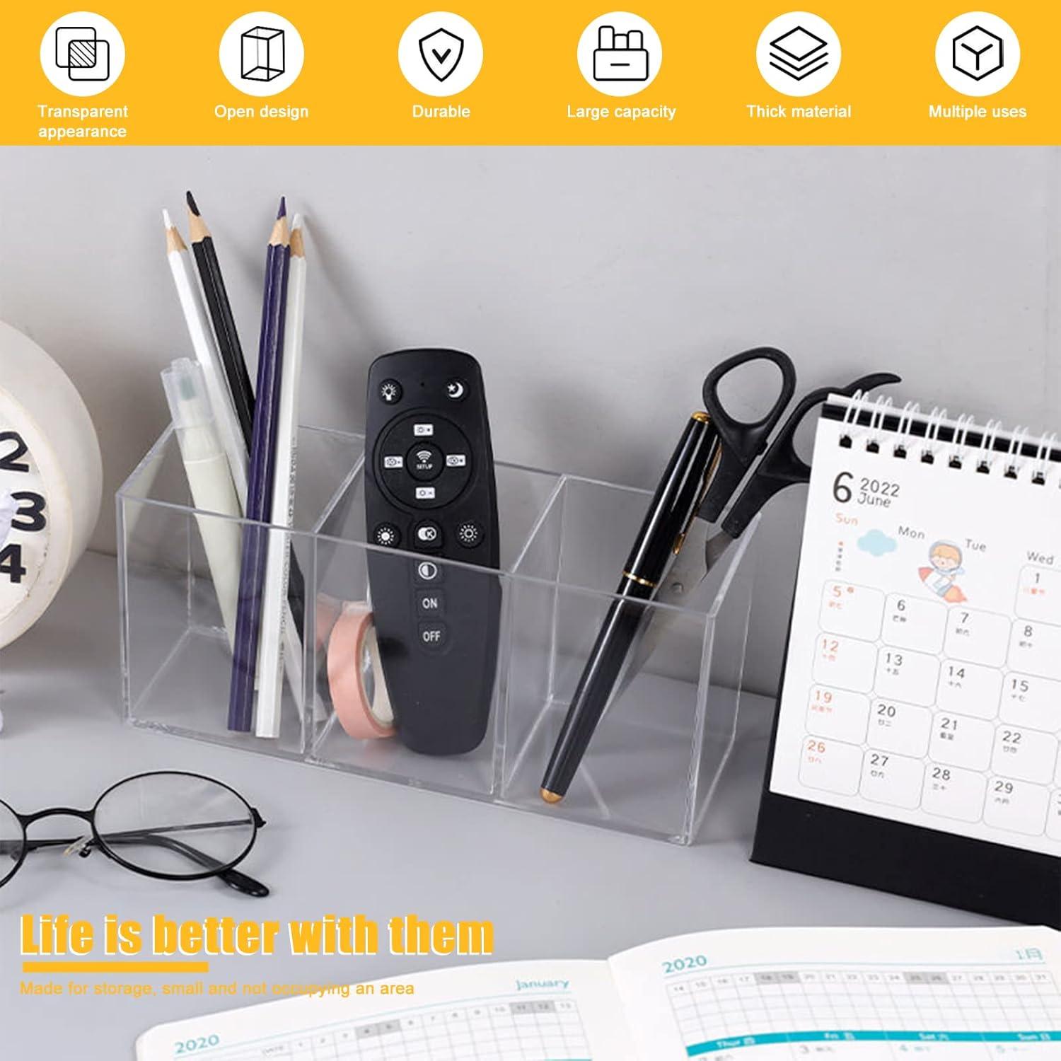 Organizador de Brochas de Maquillaje Cerpourt Acrílico Transparente