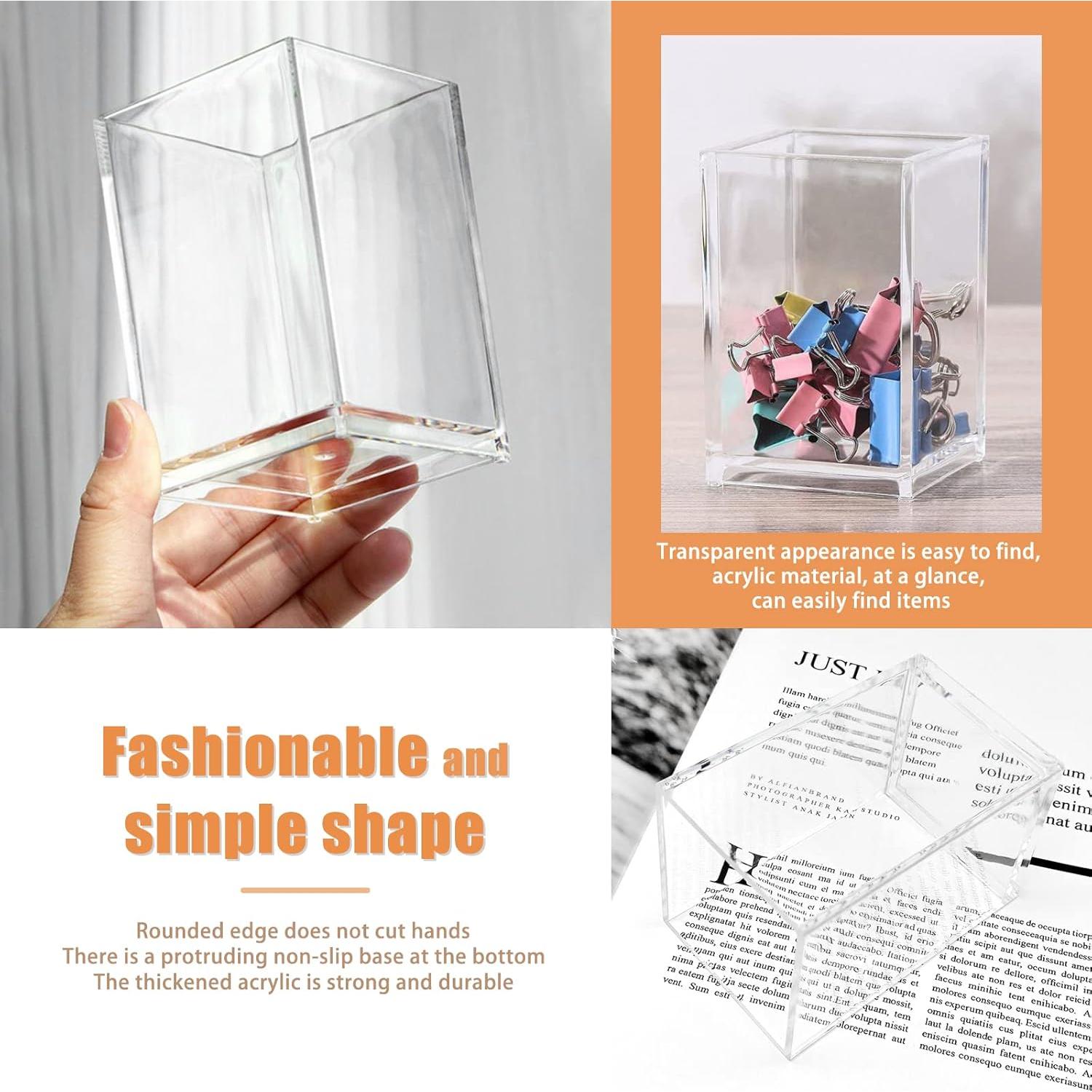 Organizador de Brochas de Maquillaje Acrílico Cerpourt - 3 Piezas