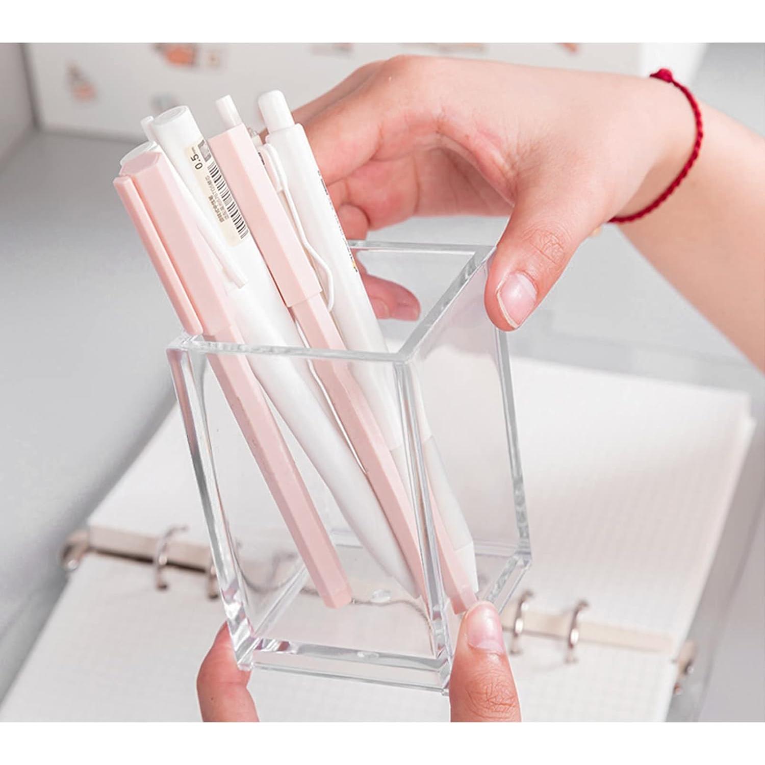 Organizador de Brochas de Maquillaje Acrílico Cerpourt - 3 Piezas