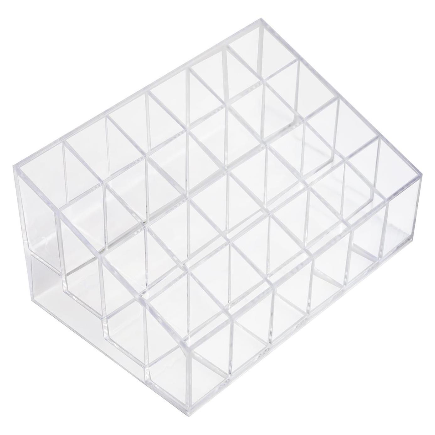 Organizador de Maquillaje Super Z Outlet Transparente 24 Compartimentos